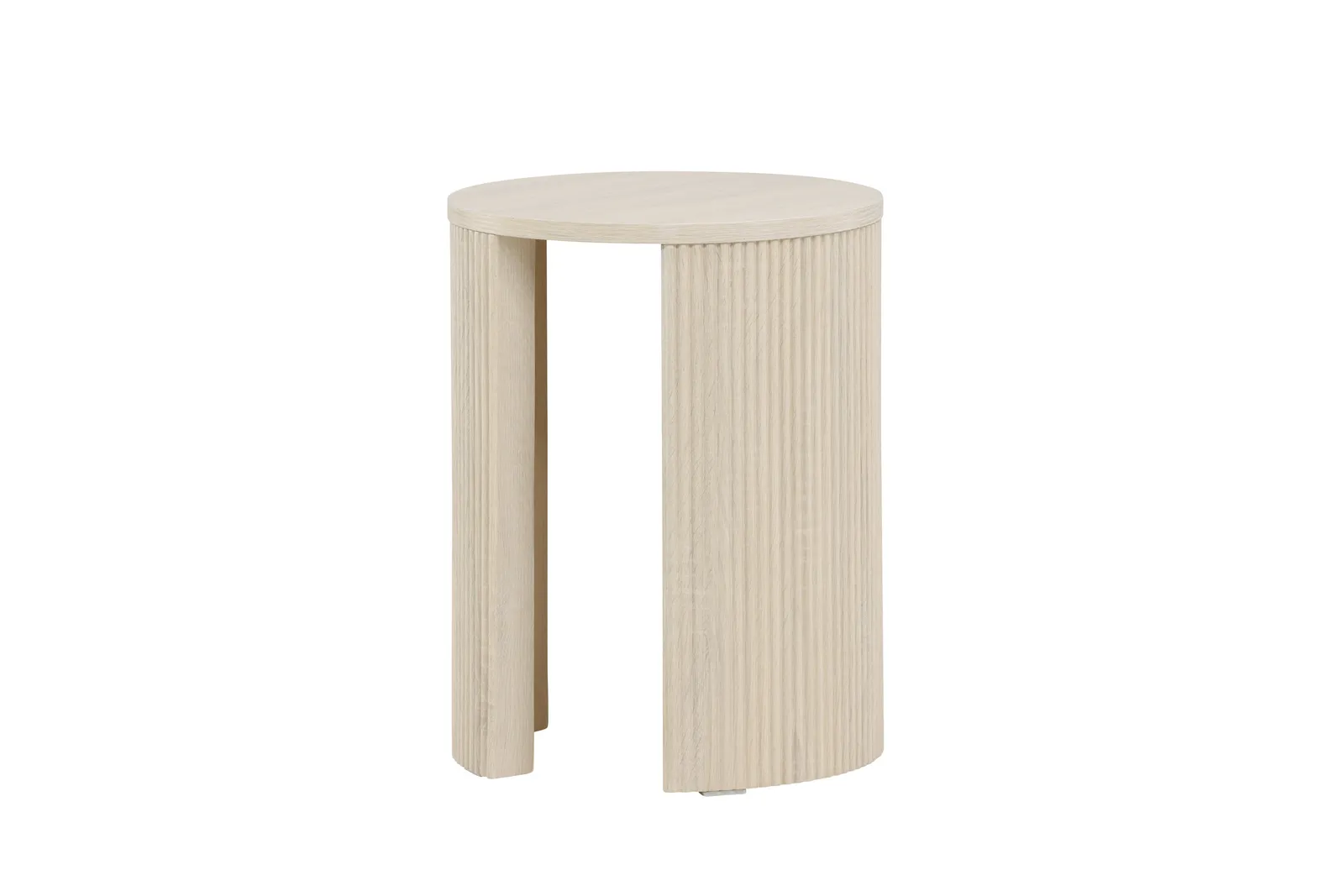 Beistelltisch Bristol in tünchenfarbener beige ⌀40