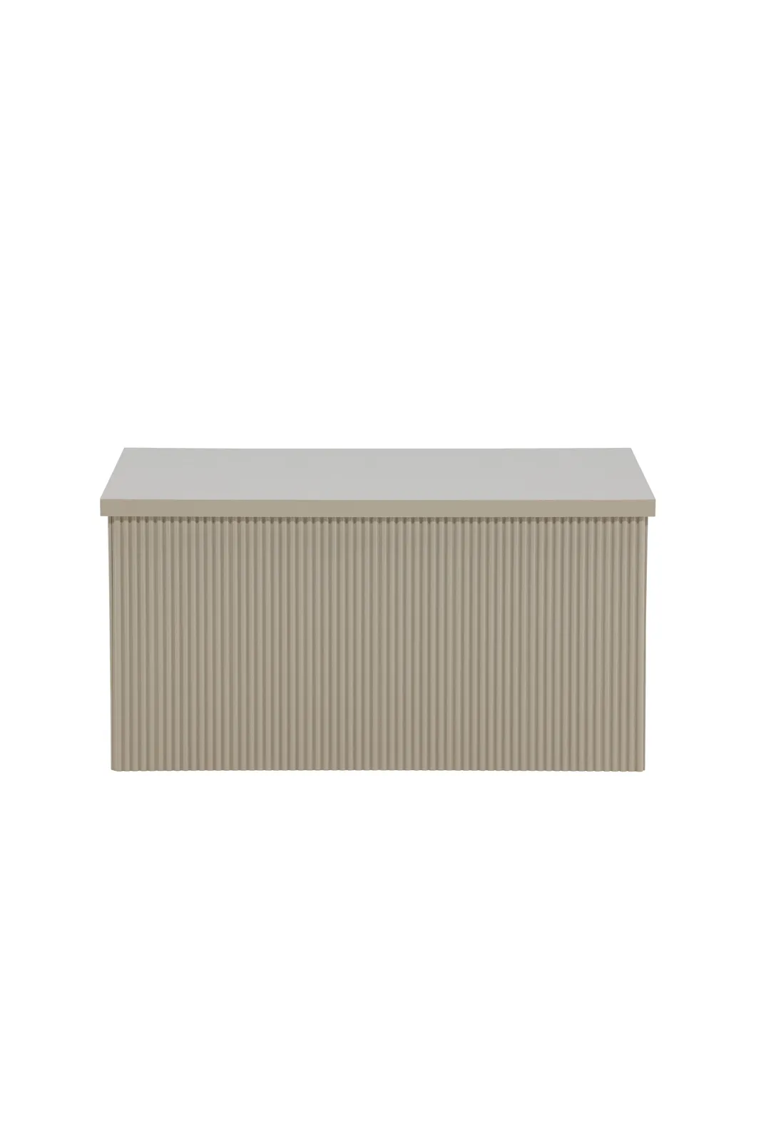 Beistelltisch Lenox in beige, 60x80x40 cm