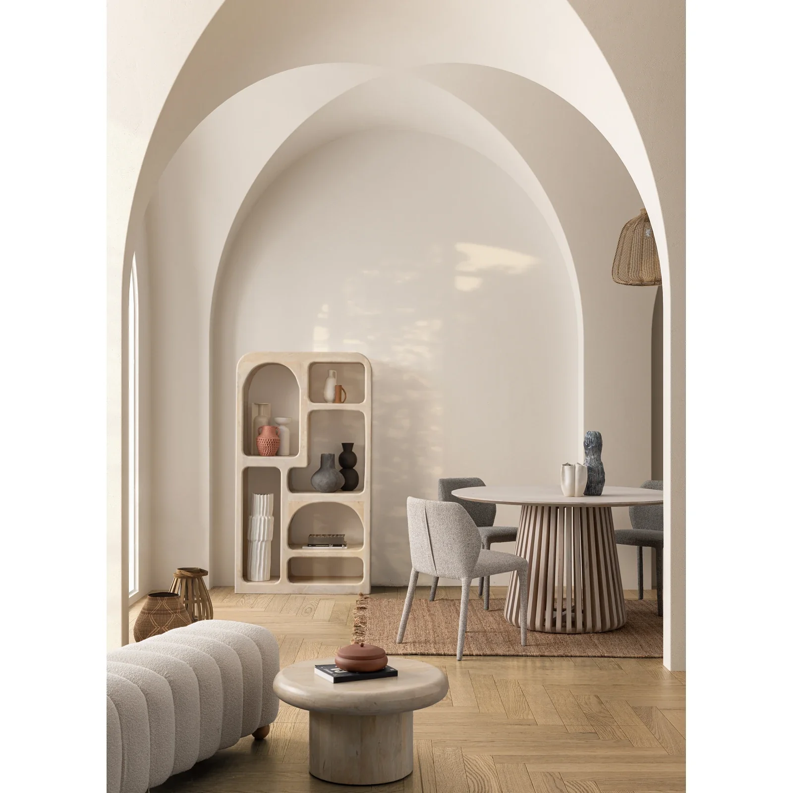 Beistelltisch Lopez Naturfarbe 60x60 - Image 3