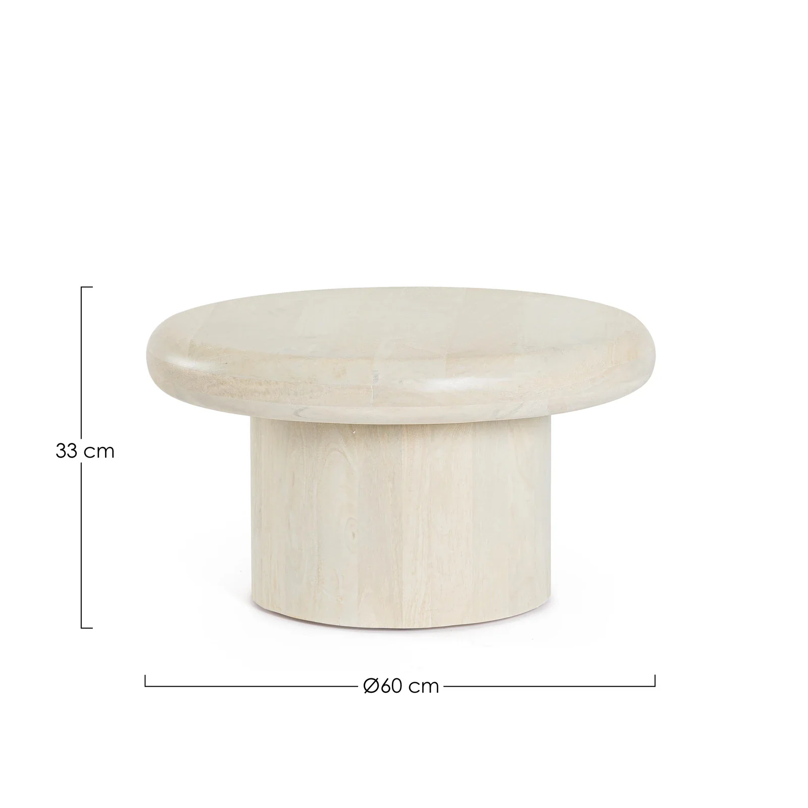 Beistelltisch Lopez Naturfarbe 60x60 - Image 4
