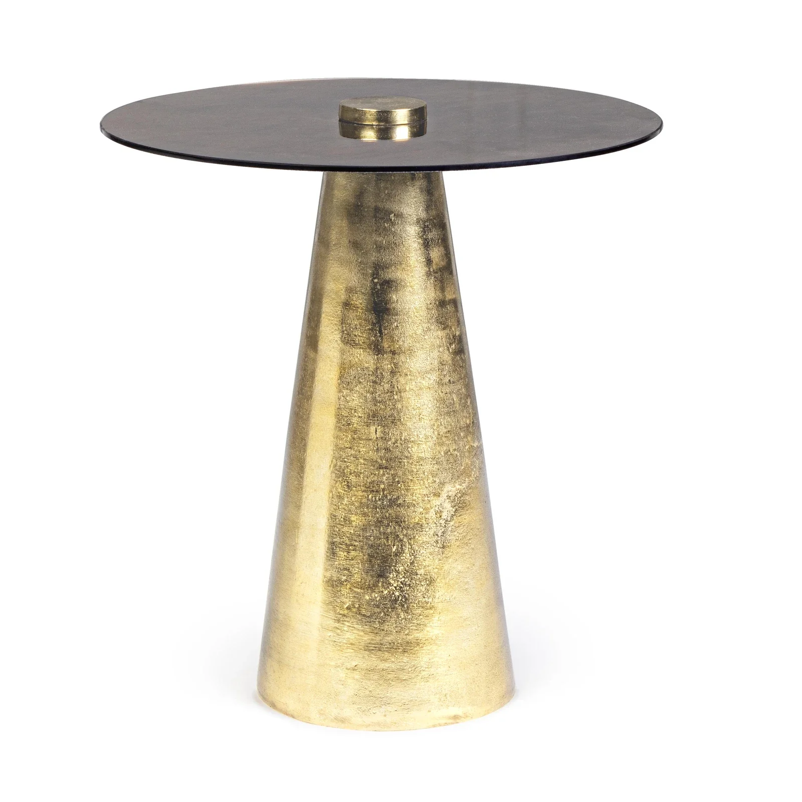 Beistelltisch M-Gl 45x45 Dinpal Brass