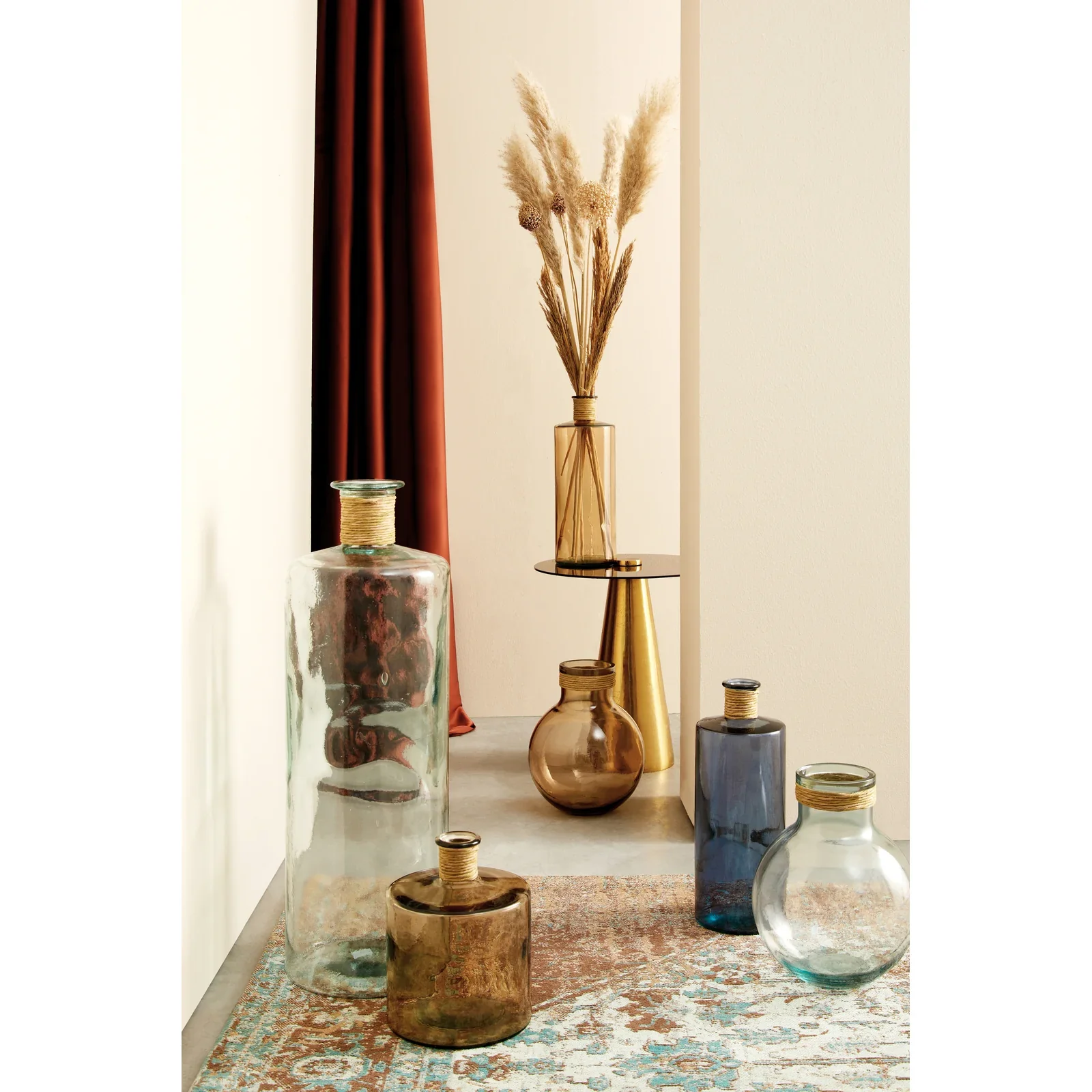 Beistelltisch M-Gl 45x45 Dinpal Brass - Image 2