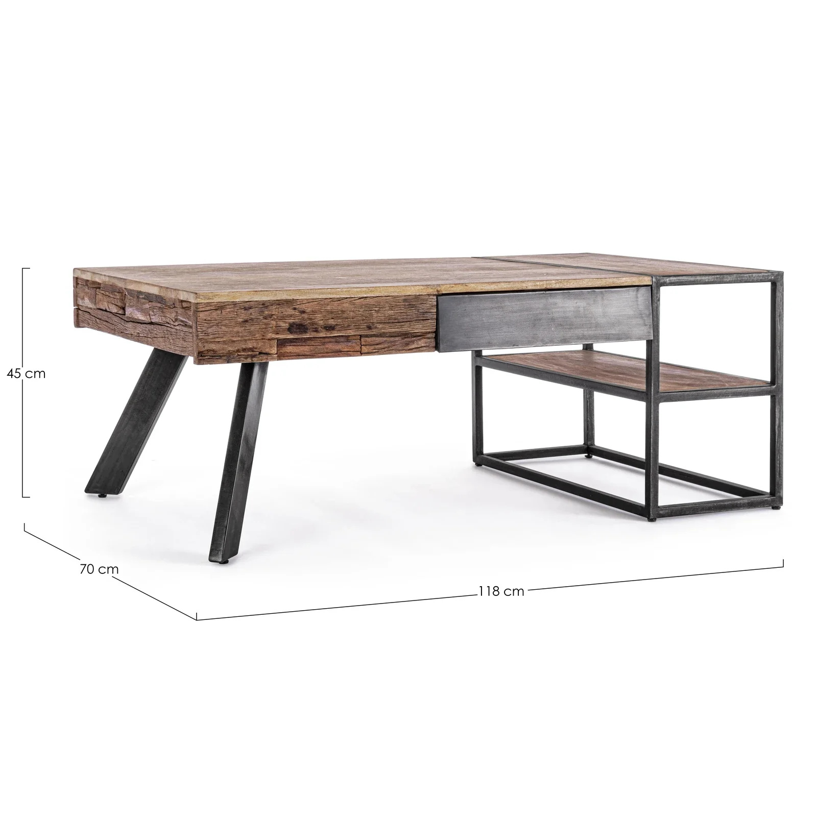 Beistelltisch 2-Schubladen 118x70 Manchester - Image 4