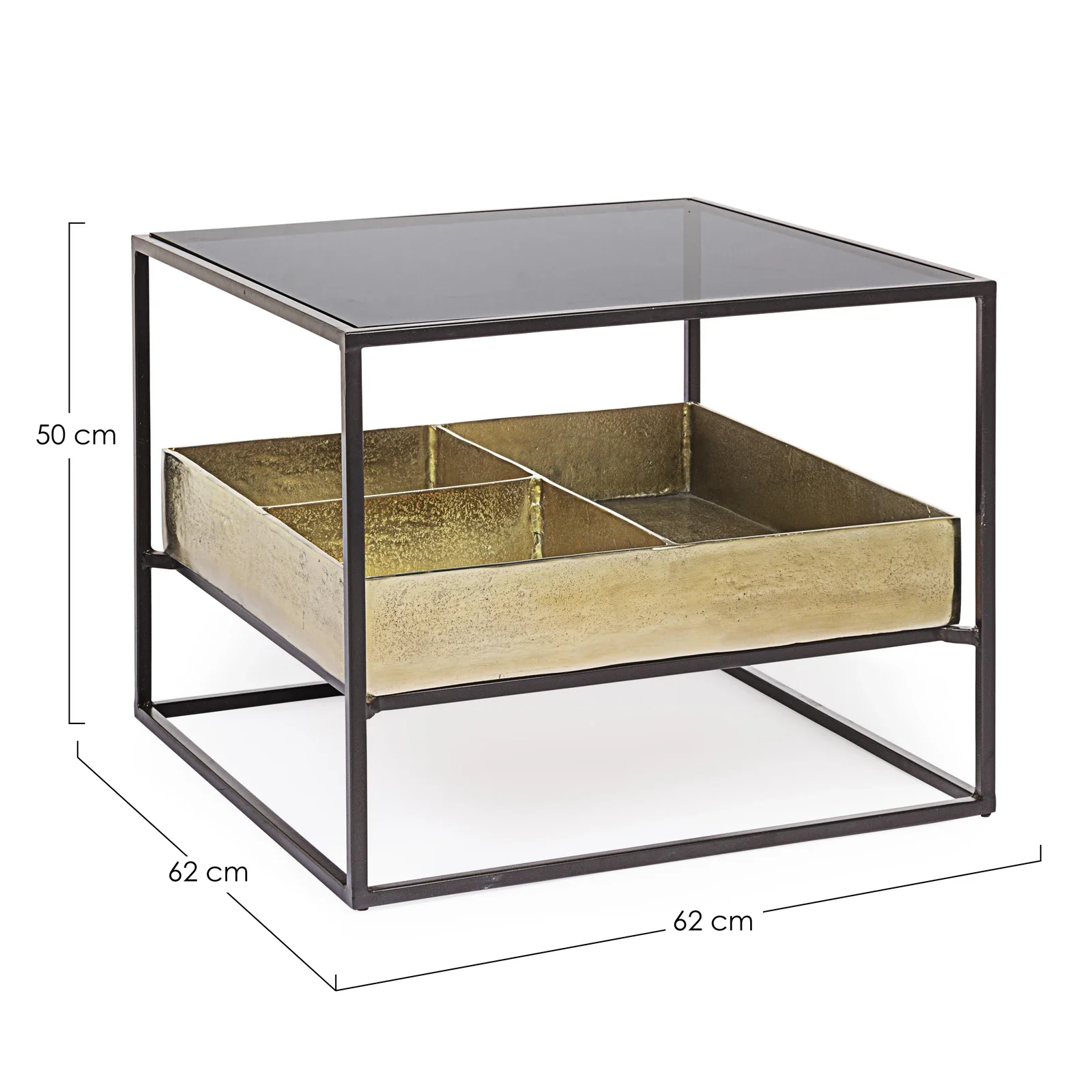 Beistelltisch mit Behälter 62x62 Mavila - Image 3