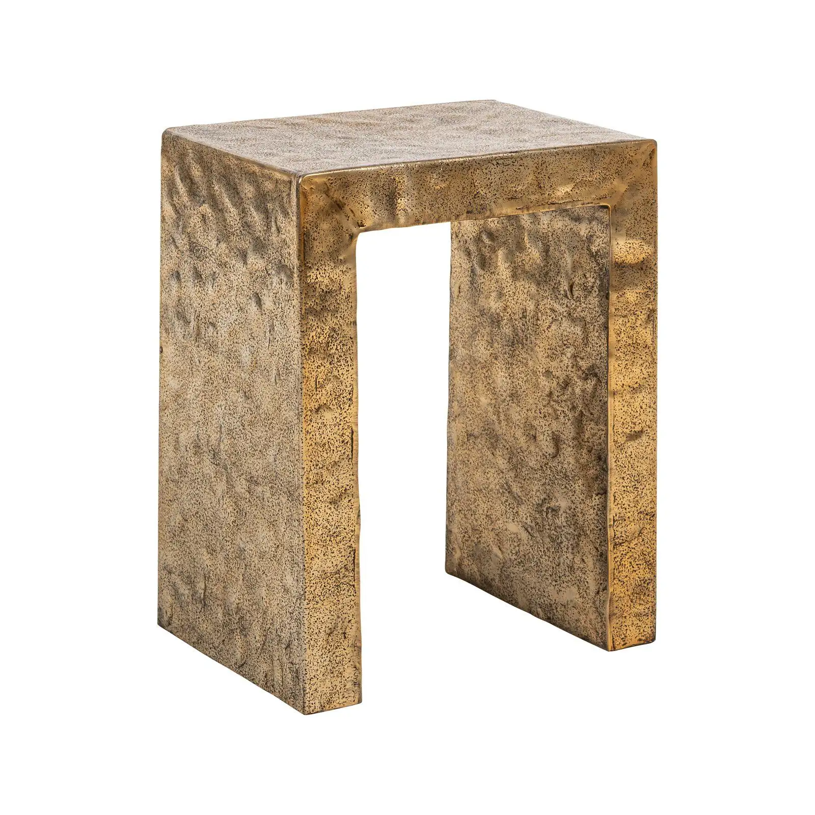 Beistelltisch Novan in gold, 40,5x29x50,5 cm