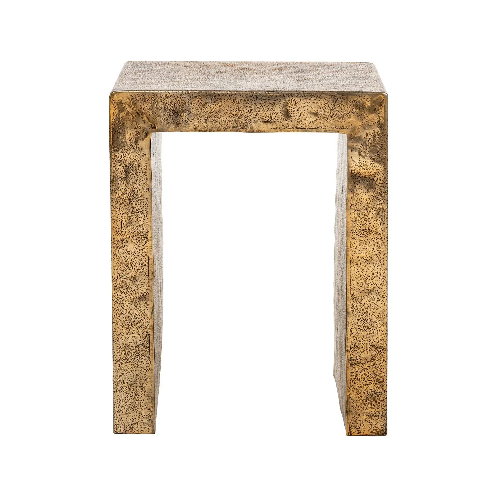 Beistelltisch Novan in gold, 40,5x29x50,5 cm - Image 2