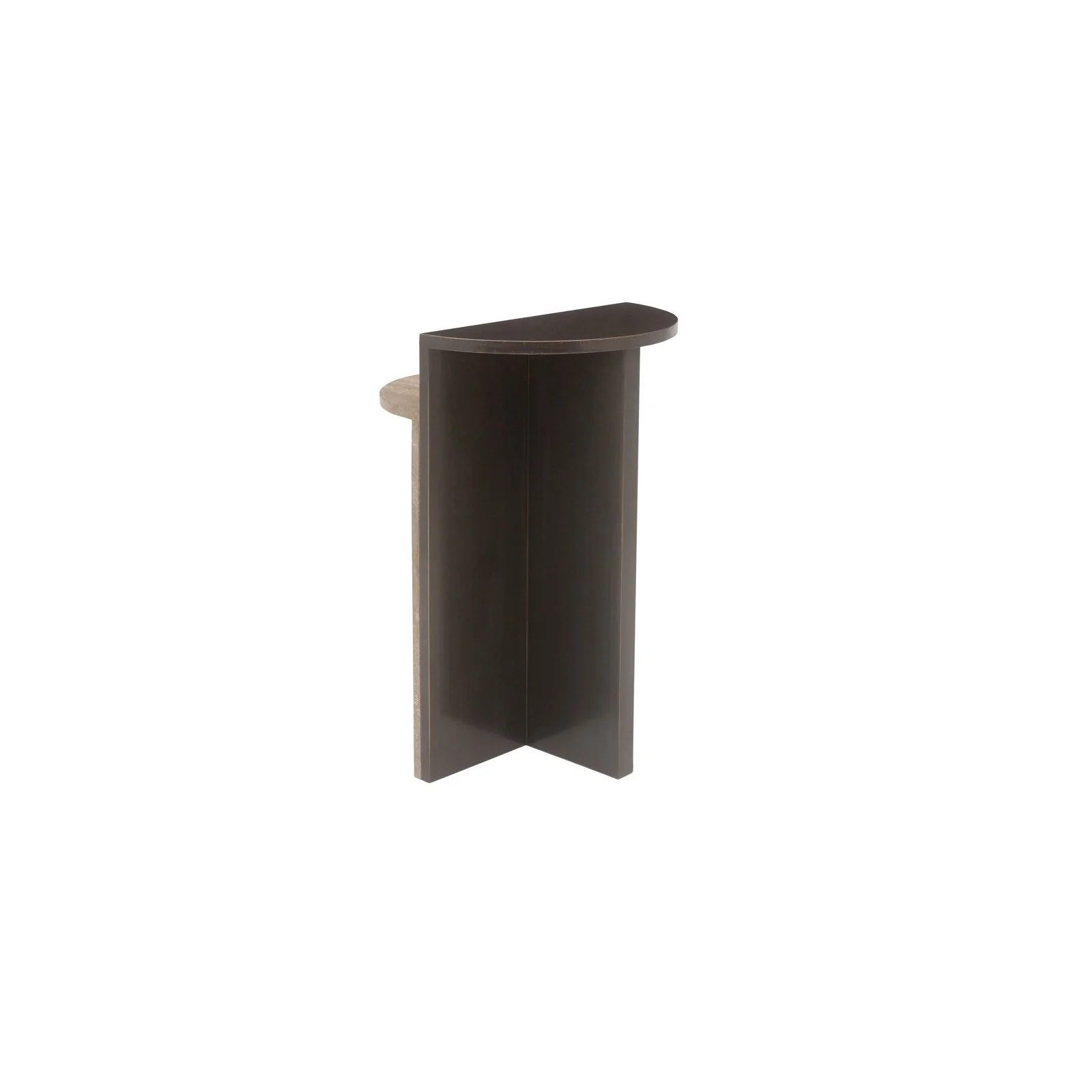 Beistelltisch Russo in braun, 40x40x60 cm - Image 3