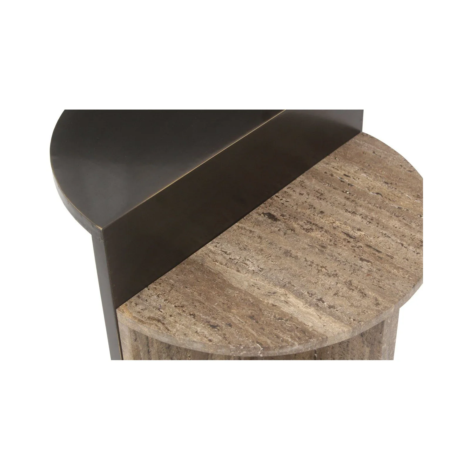 Beistelltisch Russo in braun, 40x40x60 cm - Image 7