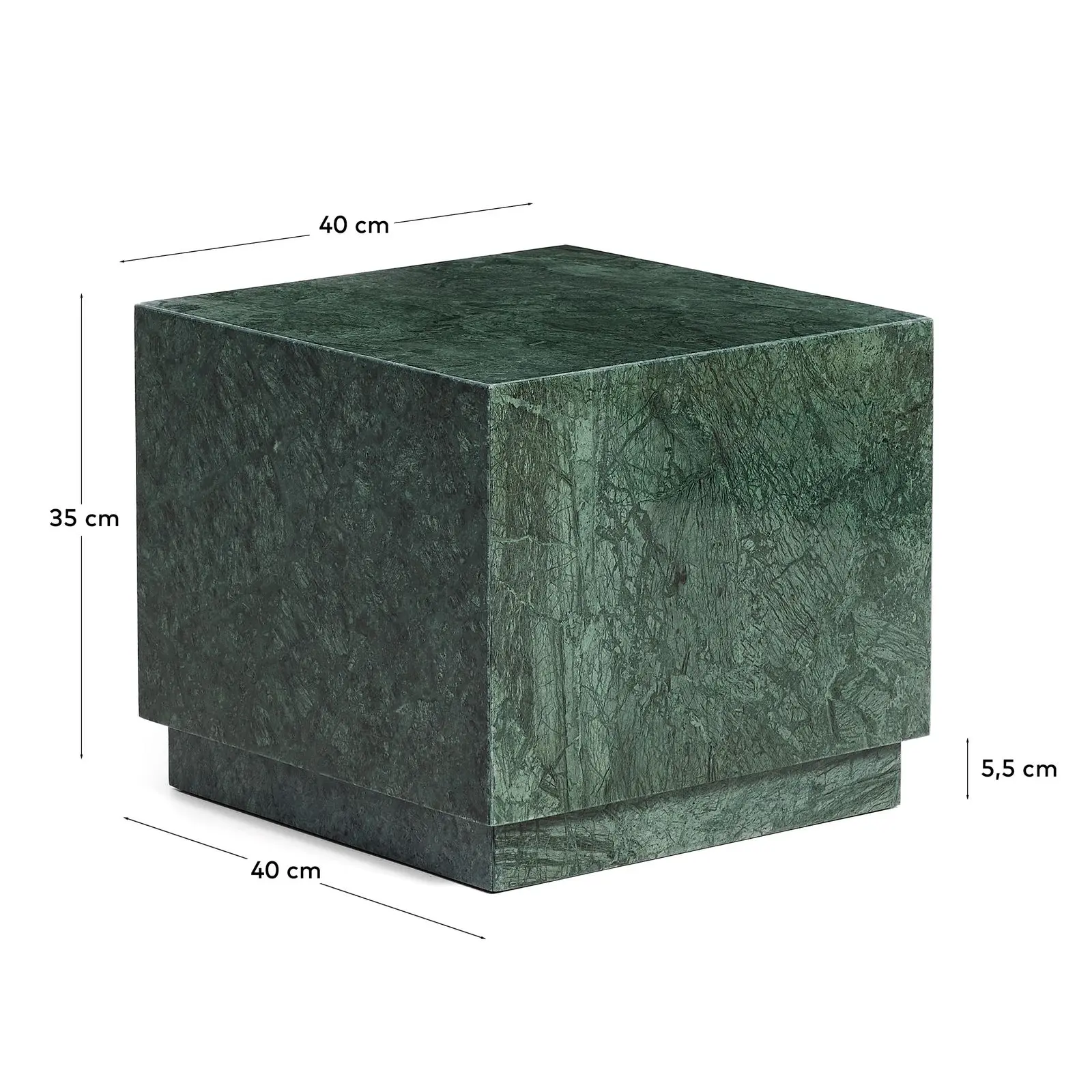 Beistelltisch Sorein aus Marmor, 40 x 40 cm - Image 10