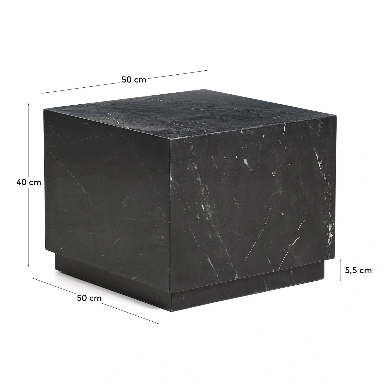 Beistelltisch Sorein aus Marmor, 50 x 50 cm - Image 12