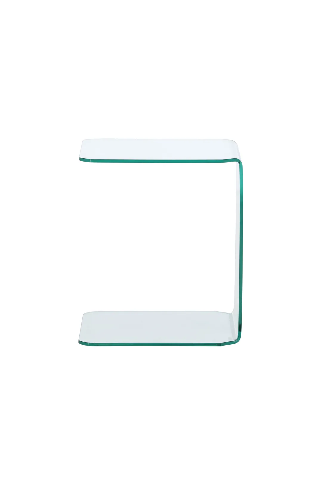 Beistelltisch Telemark aus Glas, 45x45x53 cm