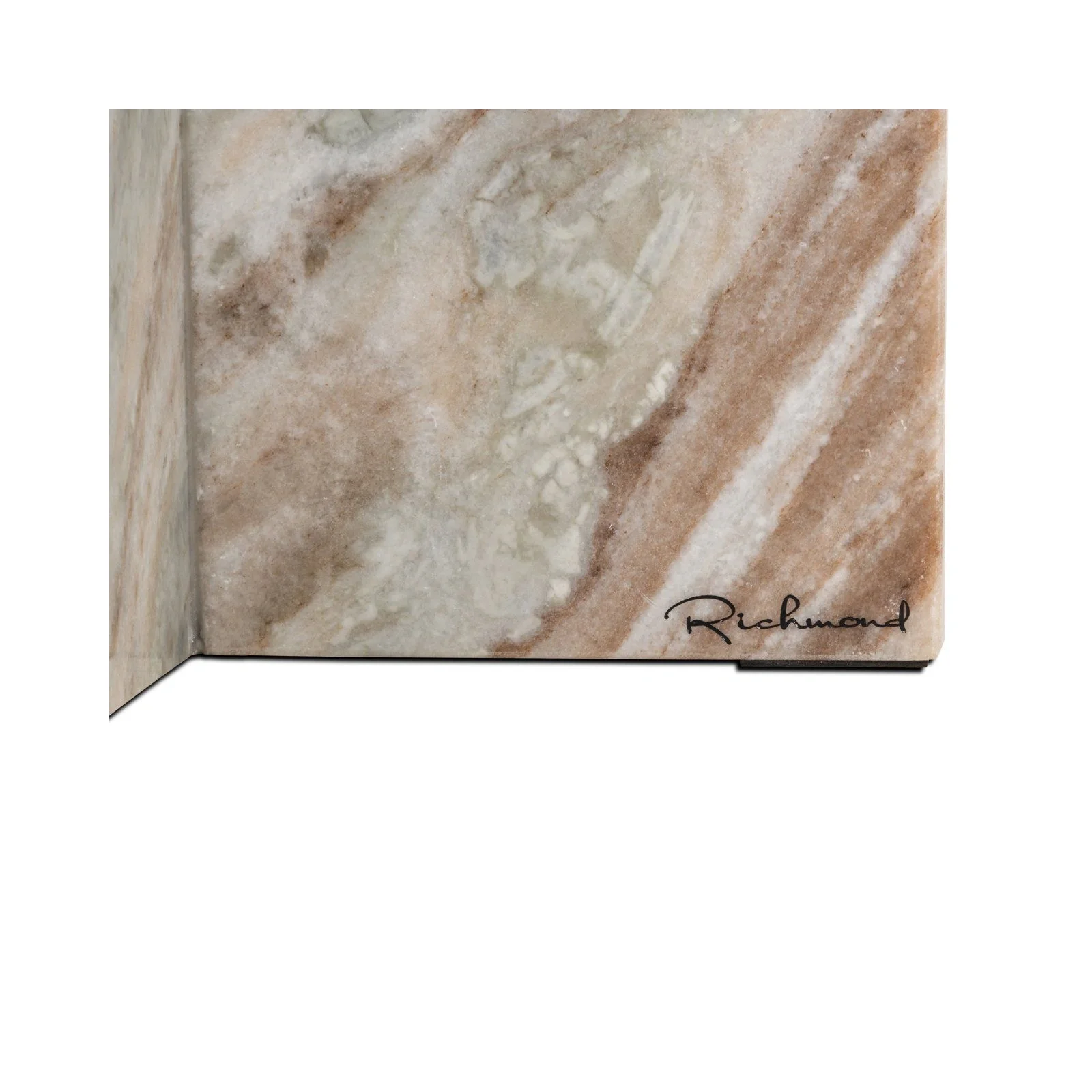 Beistelltisch Vevey aus Toronto-Marmor in Blush beige, 35,5x35,5x50 cm - Image 3