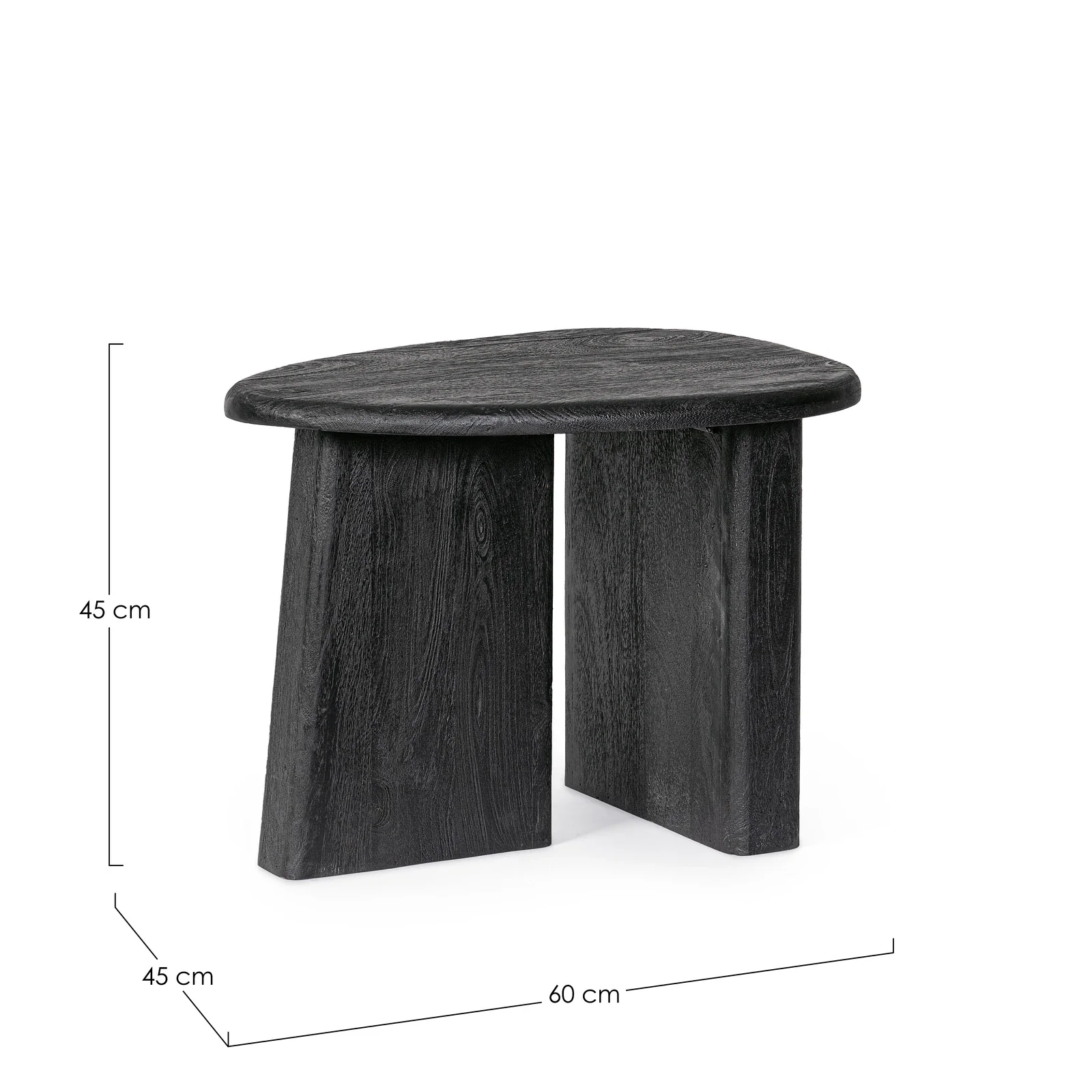 Beistelltisch Zacatecas Schwarz 60x45 - Image 3