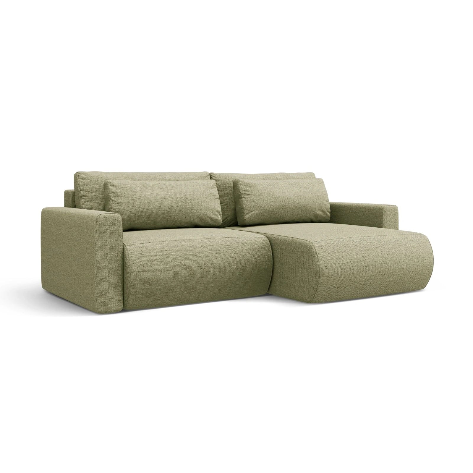 Belfast 3-Sitzer Ecksofa mit Schlaffunktion, ausklappbar, aus Samt oder Strukturstoff, 240x149 cm - Image 21