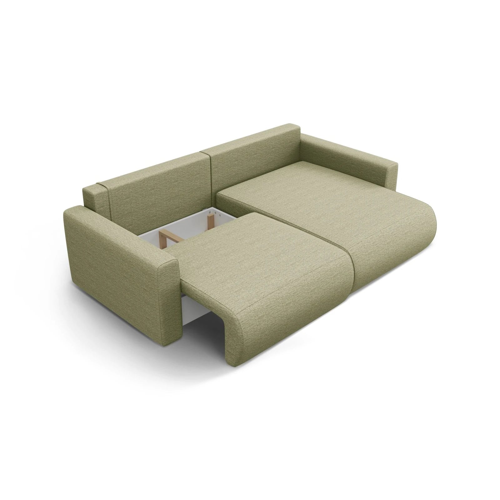 Belfast 3-Sitzer Ecksofa mit Schlaffunktion, ausklappbar, aus Samt oder Strukturstoff, 240x149 cm - Image 23