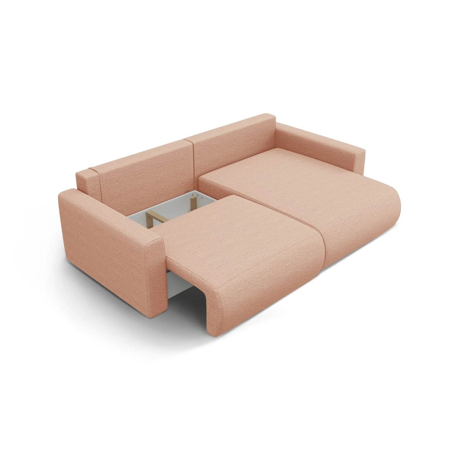 Belfast 3-Sitzer Ecksofa mit Schlaffunktion, ausklappbar, aus Samt oder Strukturstoff, 240x149 cm - Image 32