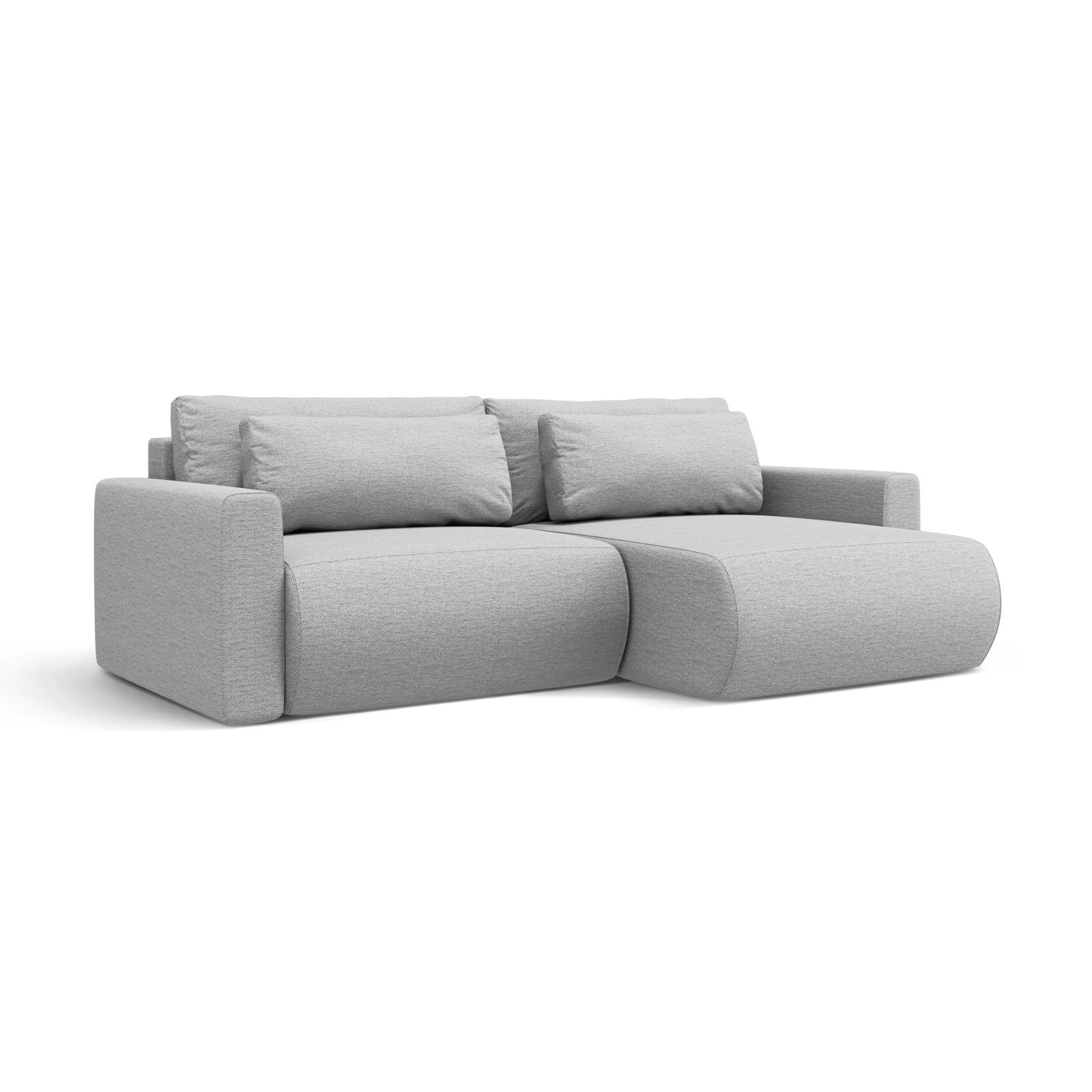 Belfast 3-Sitzer Ecksofa mit Schlaffunktion, ausklappbar, aus Samt oder Strukturstoff, 240x149 cm - Image 48