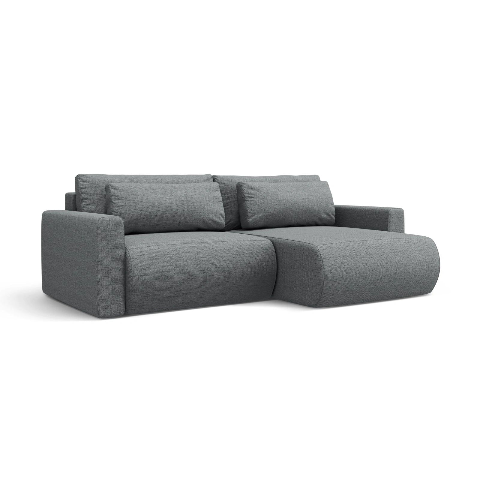 Belfast 3-Sitzer Ecksofa mit Schlaffunktion, ausklappbar, aus Samt oder Strukturstoff, 240x149 cm - Image 57