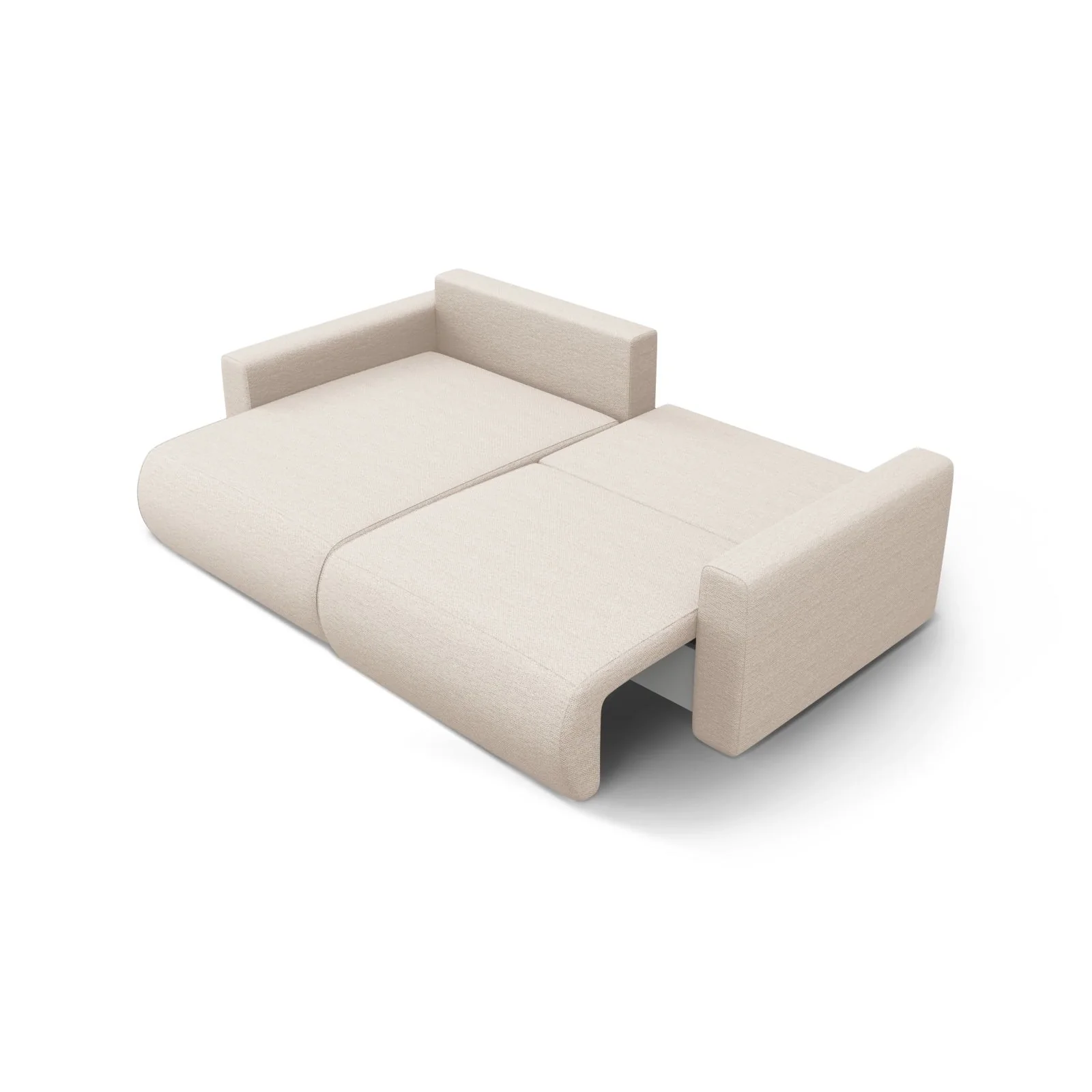 Belfast 3-Sitzer Ecksofa mit Schlaffunktion, ausklappbar, aus Samt oder Strukturstoff, 240x149 cm - Image 6