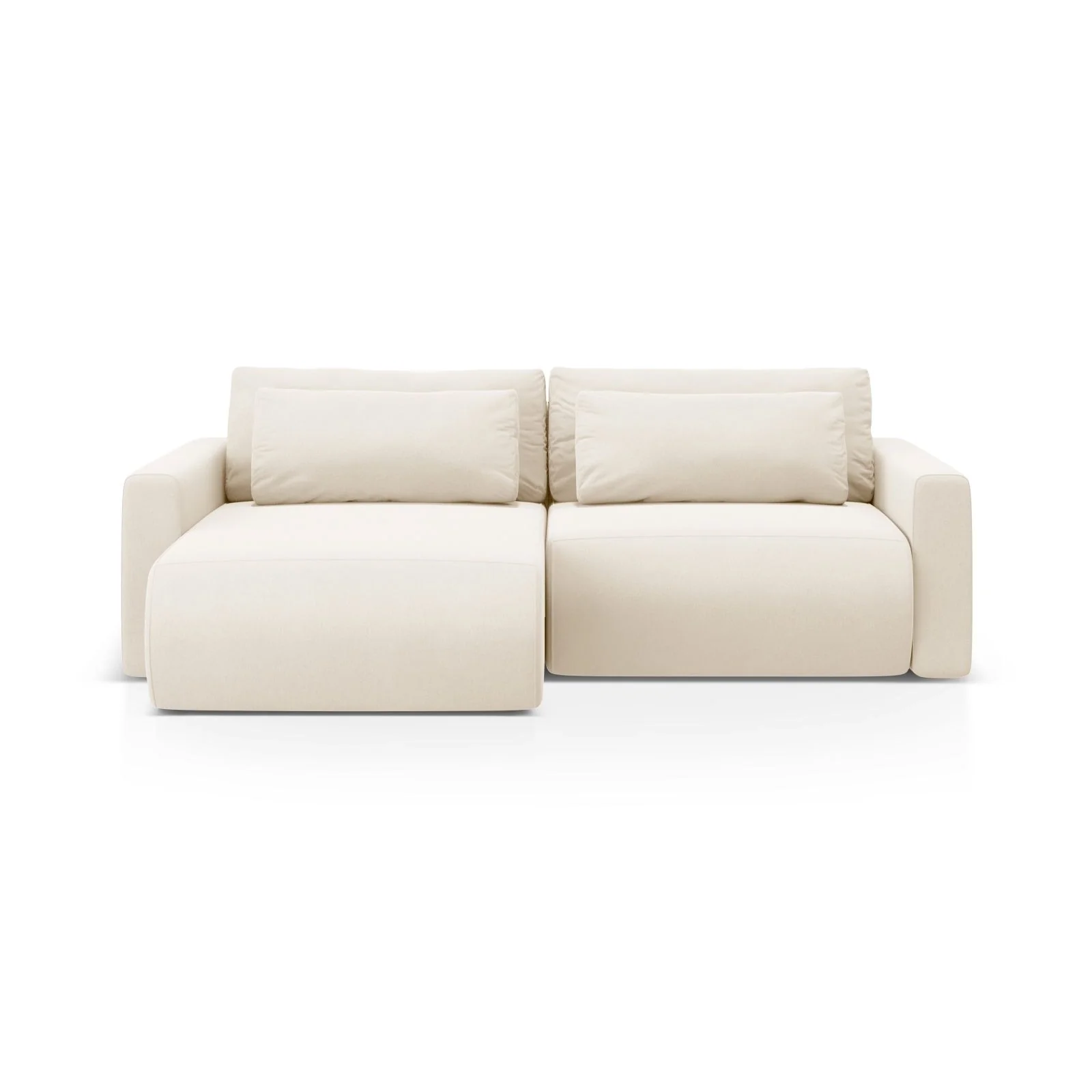 Belfast 3-Sitzer Ecksofa mit Schlaffunktion, ausklappbar, aus Samt oder Strukturstoff, 240x149 cm - Image 64