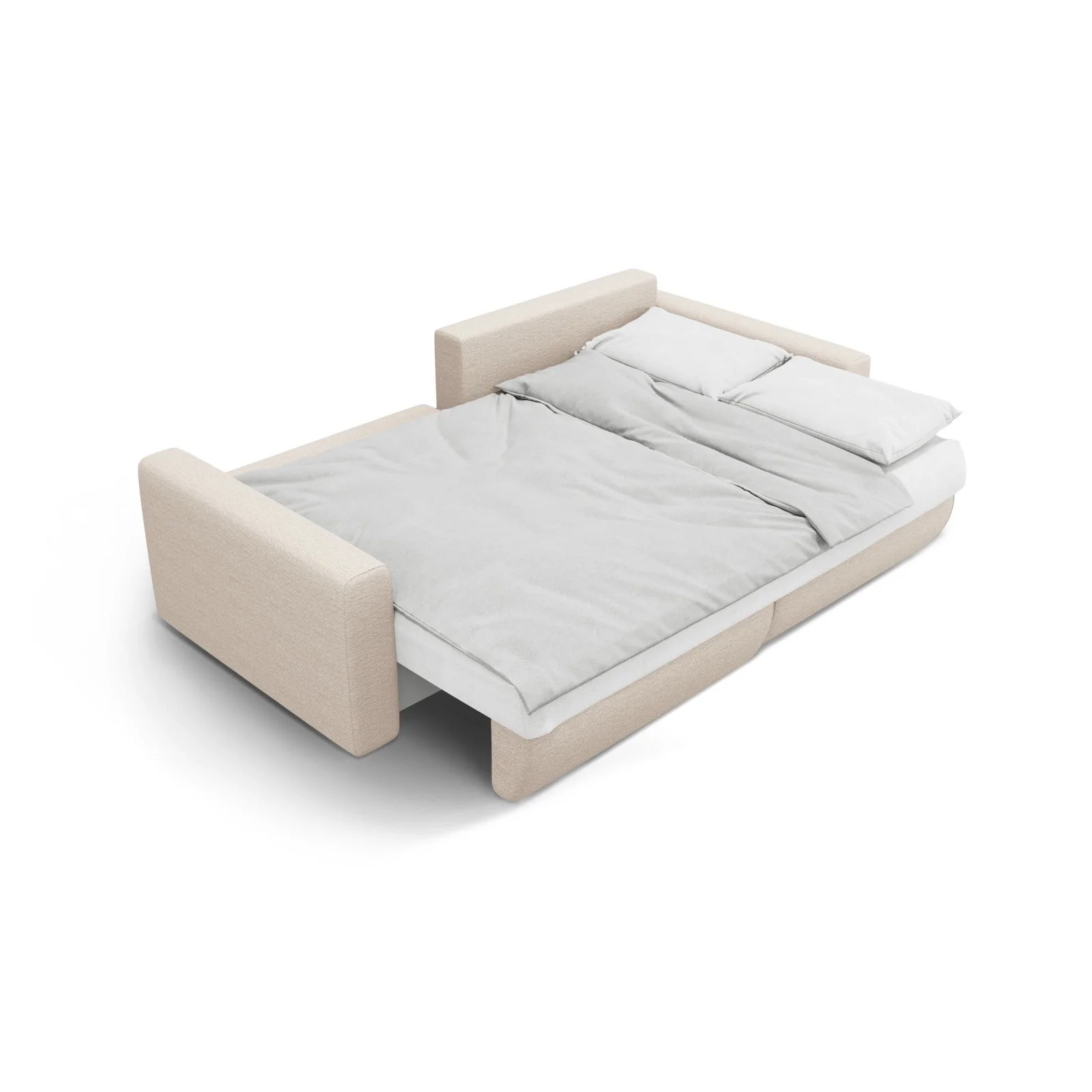 Belfast 3-Sitzer Ecksofa mit Schlaffunktion, ausklappbar, aus Samt oder Strukturstoff, 240x149 cm - Image 7