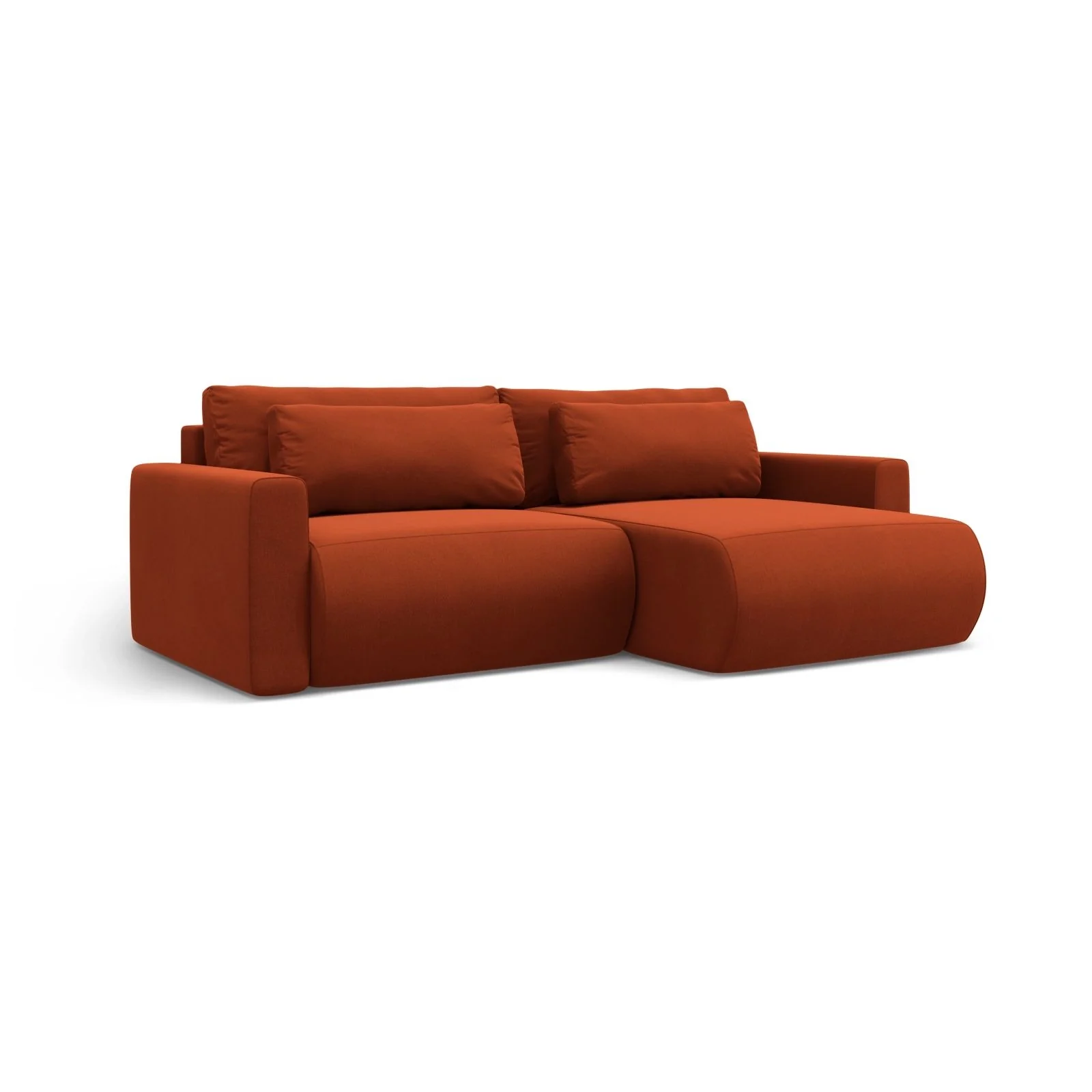 Belfast 3-Sitzer Ecksofa mit Schlaffunktion, ausklappbar, aus Samt oder Strukturstoff, 240x149 cm - Image 87
