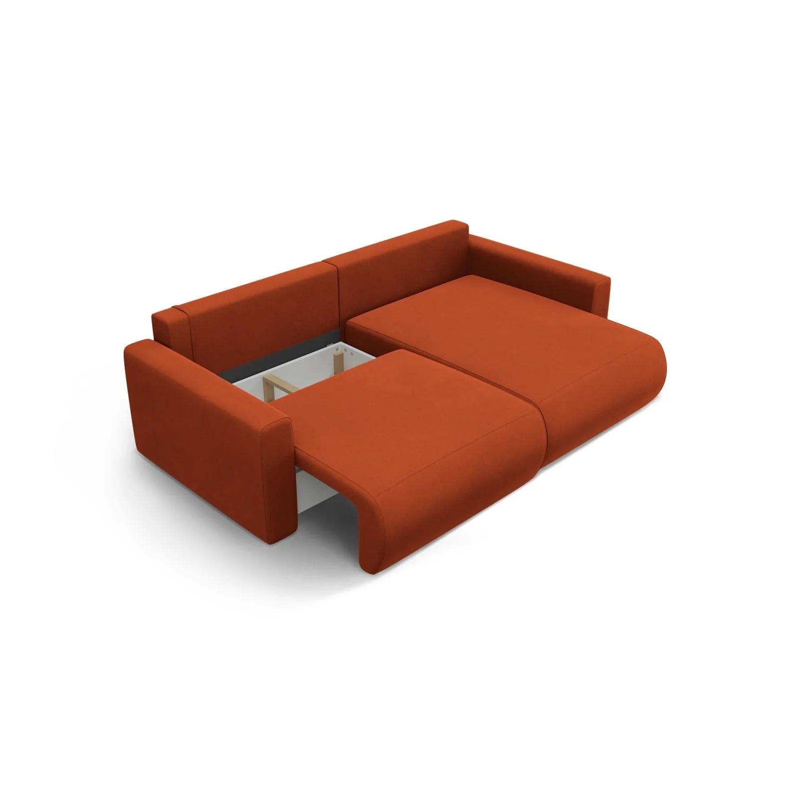 Belfast 3-Sitzer Ecksofa mit Schlaffunktion, ausklappbar, aus Samt oder Strukturstoff, 240x149 cm - Image 89
