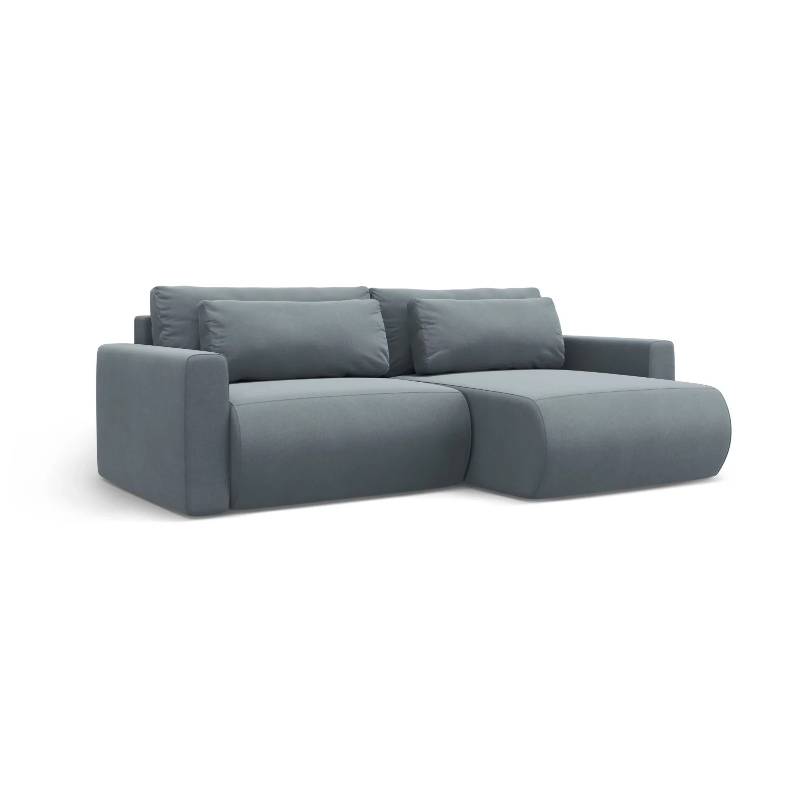 Belfast 3-Sitzer Ecksofa mit Schlaffunktion, ausklappbar, aus Samt oder Strukturstoff, 240x149 cm - Image 97