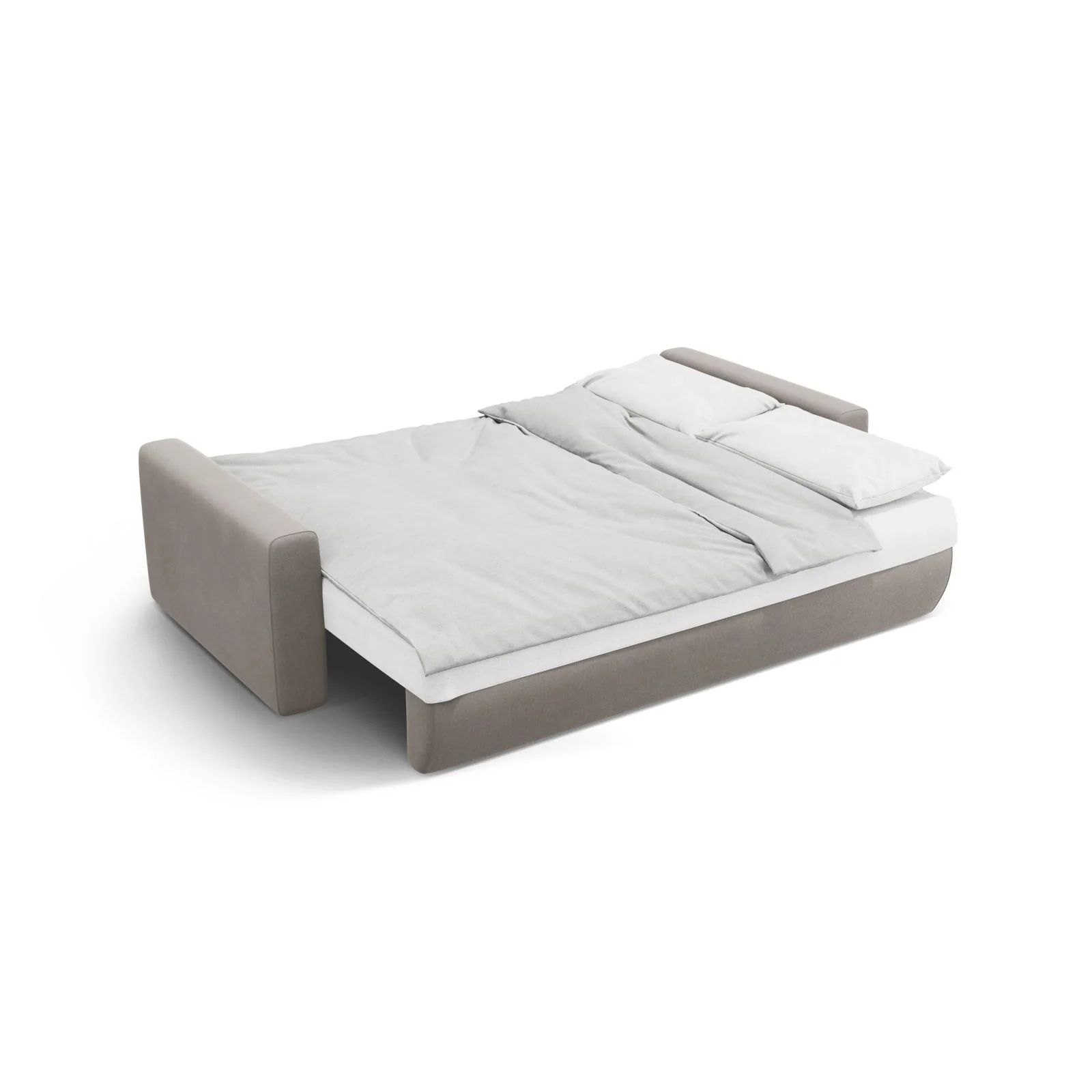 Belfast 3-Sitzer Sofa mit Schlaffunktion und Stauraum, aus Samt oder Strukturstoff, 238x105x84 cm - Image 117