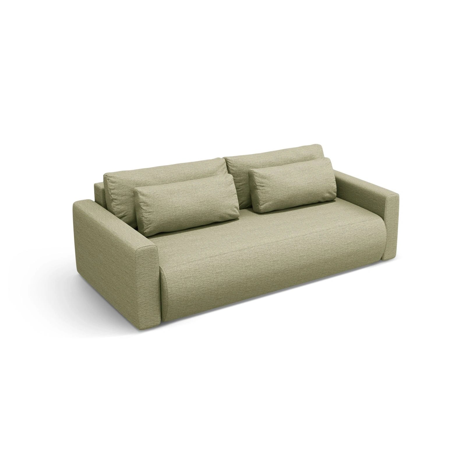 Belfast 3-Sitzer Sofa mit Schlaffunktion und Stauraum, aus Samt oder Strukturstoff, 238x105x84 cm - Image 20