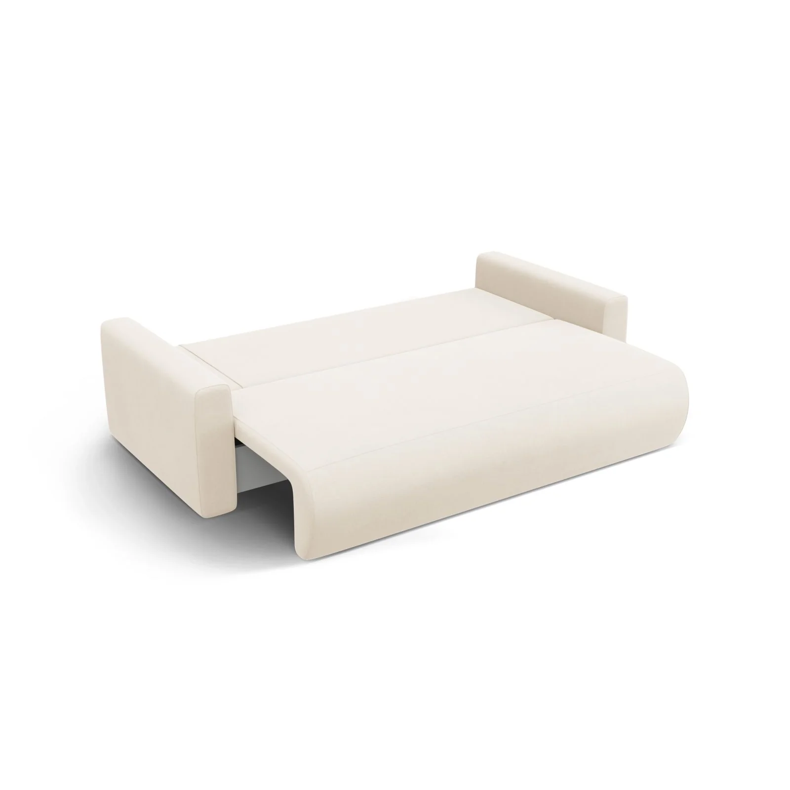 Belfast 3-Sitzer Sofa mit Schlaffunktion und Stauraum, aus Samt oder Strukturstoff, 238x105x84 cm - Image 62