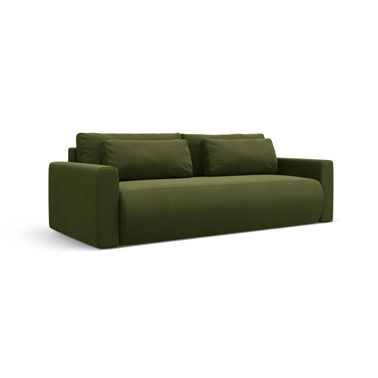 Belfast 3-Sitzer Sofa mit Schlaffunktion und Stauraum, aus Samt oder Strukturstoff, 238x105x84 cm - Image 96