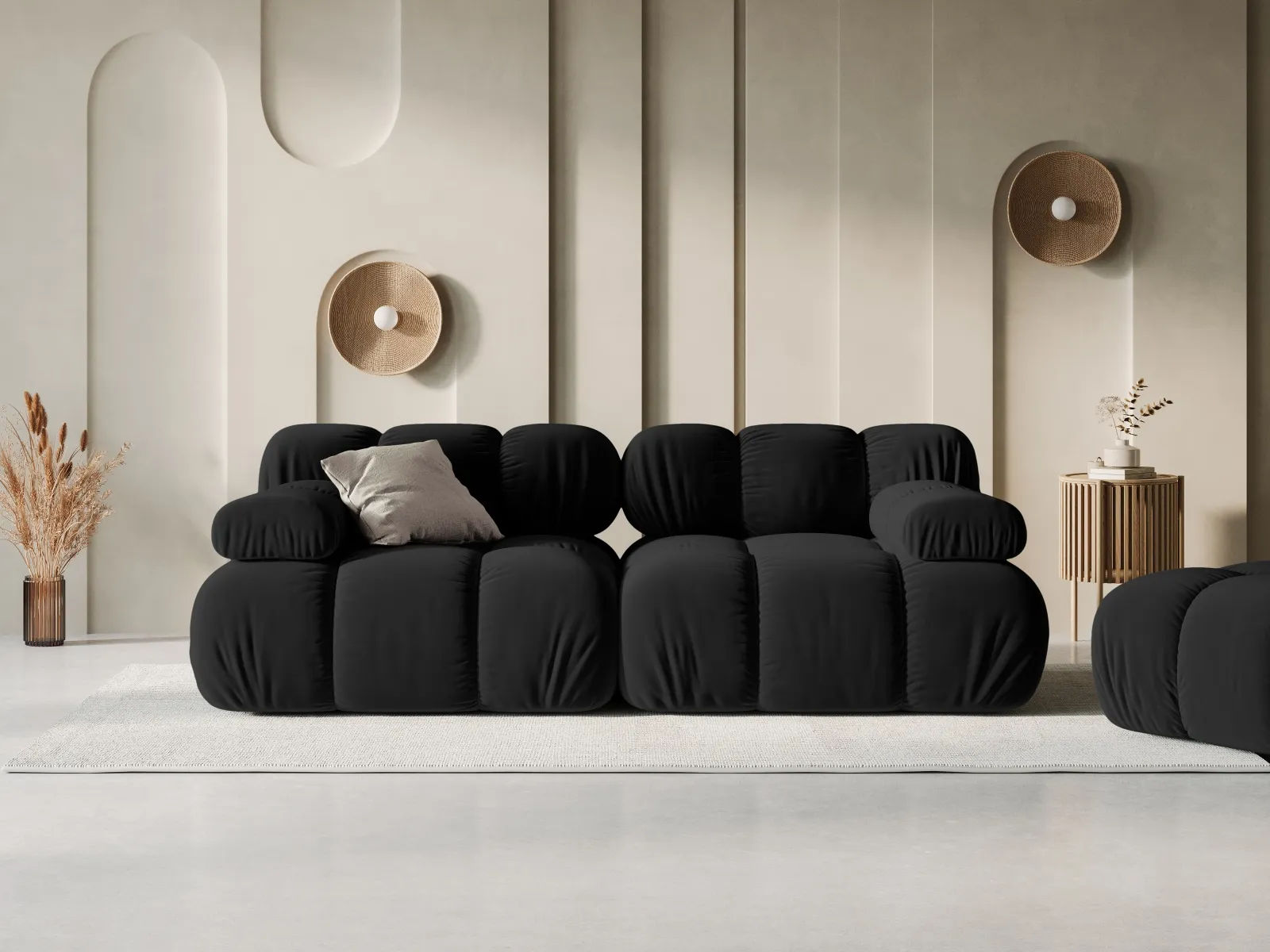 Bellis Modulares 2-Sitzer Sofa 188 cm mit Samtbezug oder 3D-Stoff - Image 10