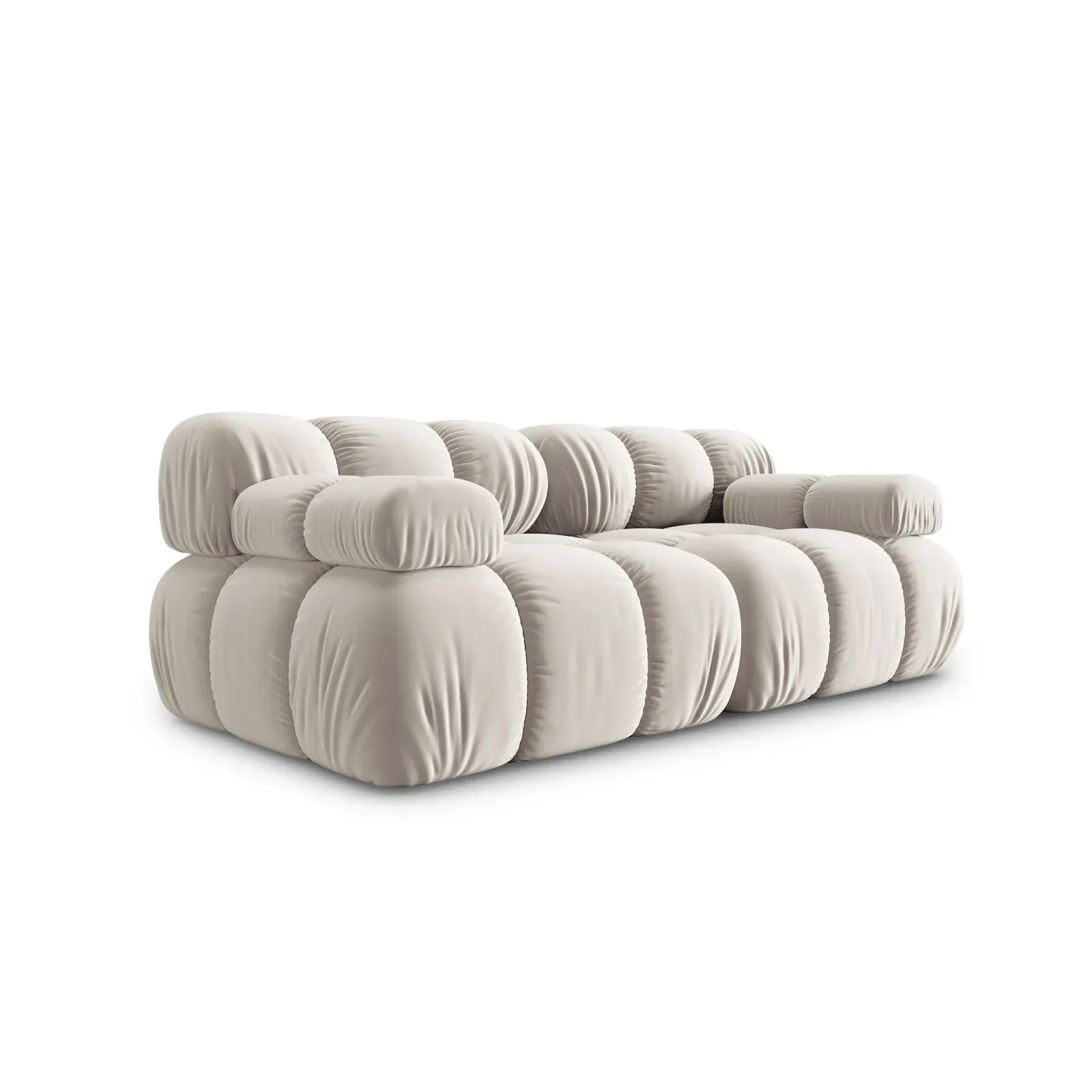 Bellis Modulares 2-Sitzer Sofa 188 cm mit Samtbezug oder 3D-Stoff - Image 67