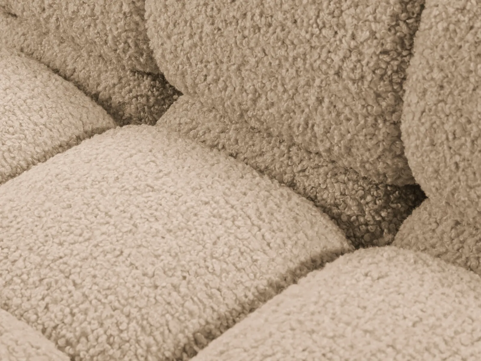 Bellis Modulares 3-Sitzer Sofa mit Pouf Links mit Boucle-Polsterung 282 cm - Image 13