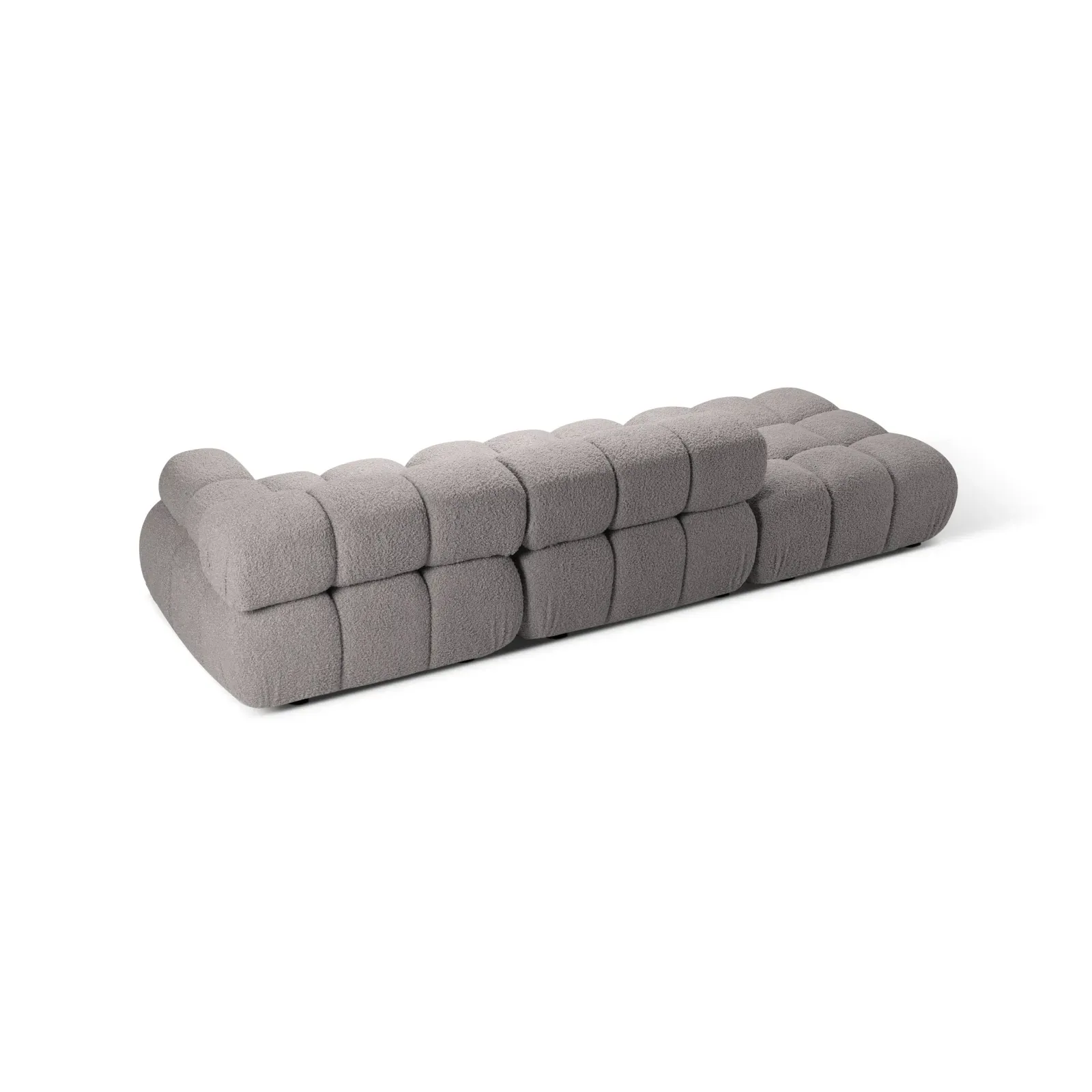 Bellis Modulares 3-Sitzer Sofa mit Pouf Links mit Boucle-Polsterung 282 cm - Image 17