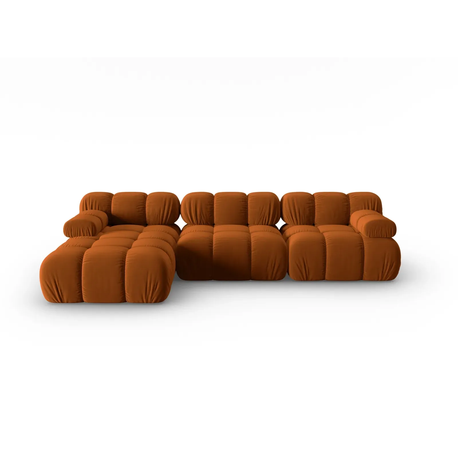 Bellis Modulares 4-Sitzer Sofa Chaise Longue Links mit Samtbezug oder 3D-Stoff, 282 cm - Image 103