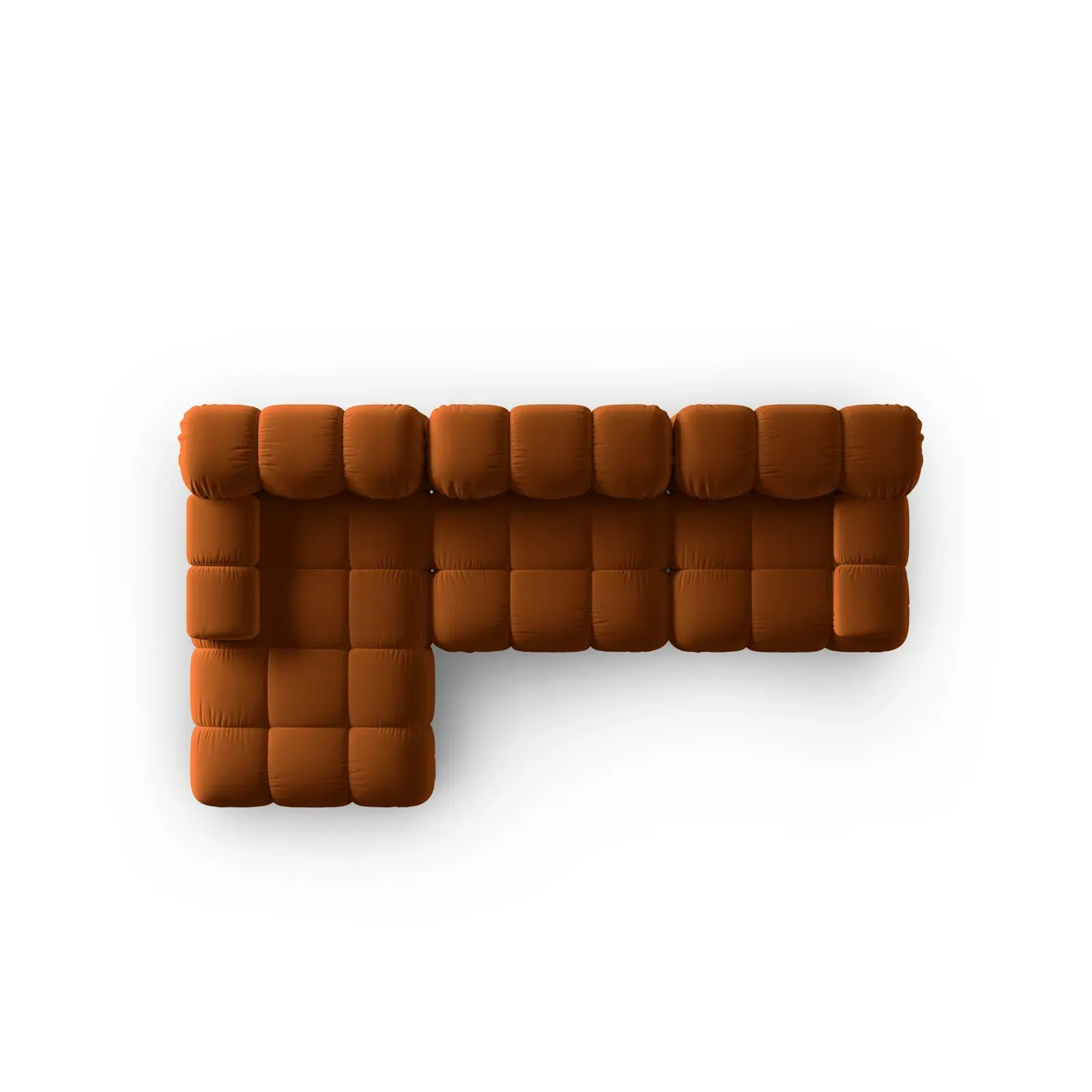 Bellis Modulares 4-Sitzer Sofa Chaise Longue Links mit Samtbezug oder 3D-Stoff, 282 cm - Image 108