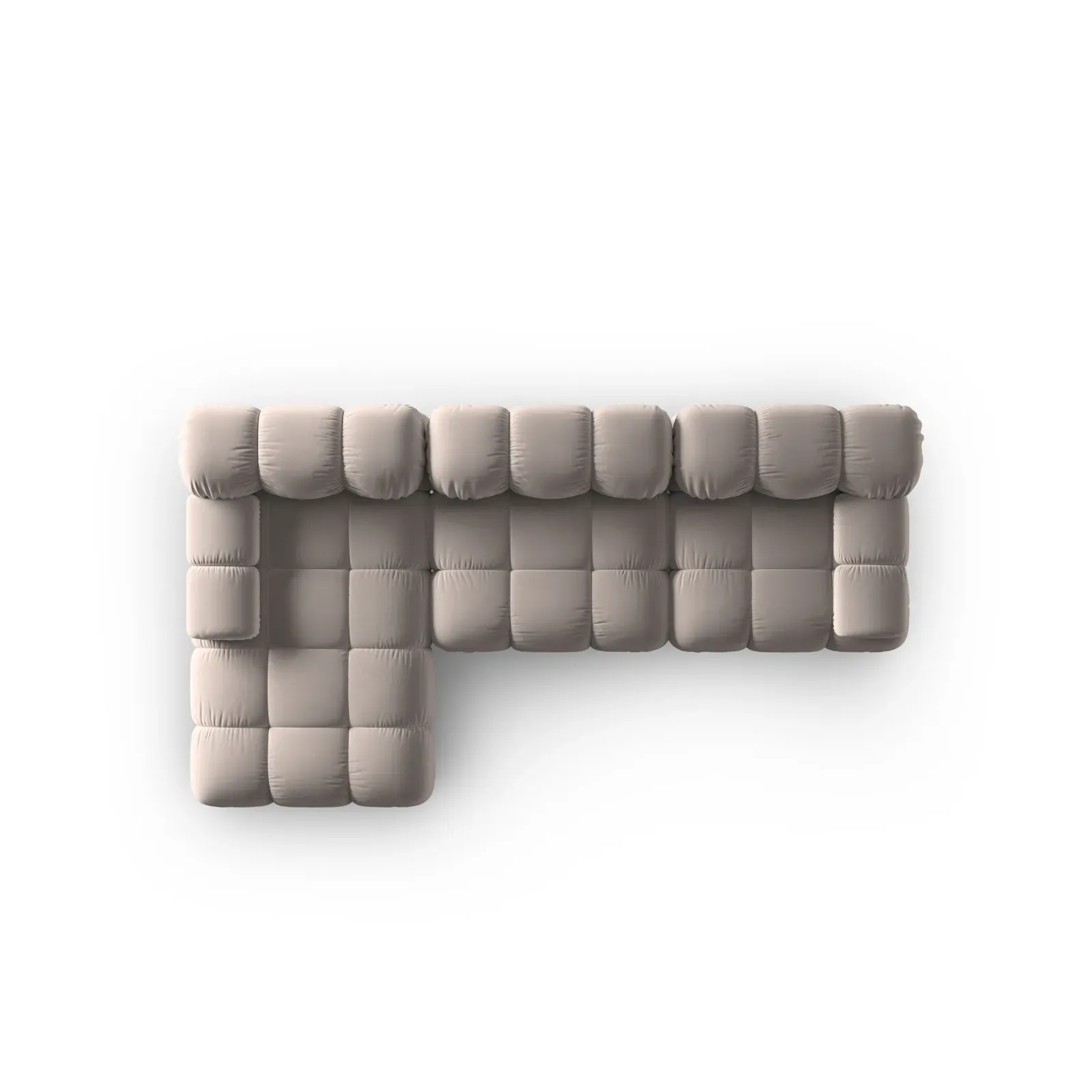 Bellis Modulares 4-Sitzer Sofa Chaise Longue Links mit Samtbezug oder 3D-Stoff, 282 cm - Image 117