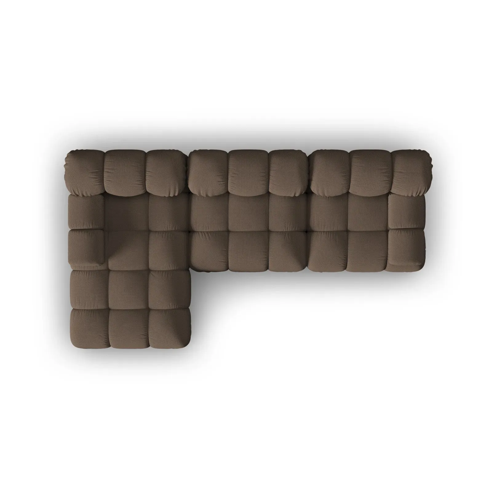 Bellis Modulares 4-Sitzer Sofa Chaise Longue Links mit Samtbezug oder 3D-Stoff, 282 cm - Image 12