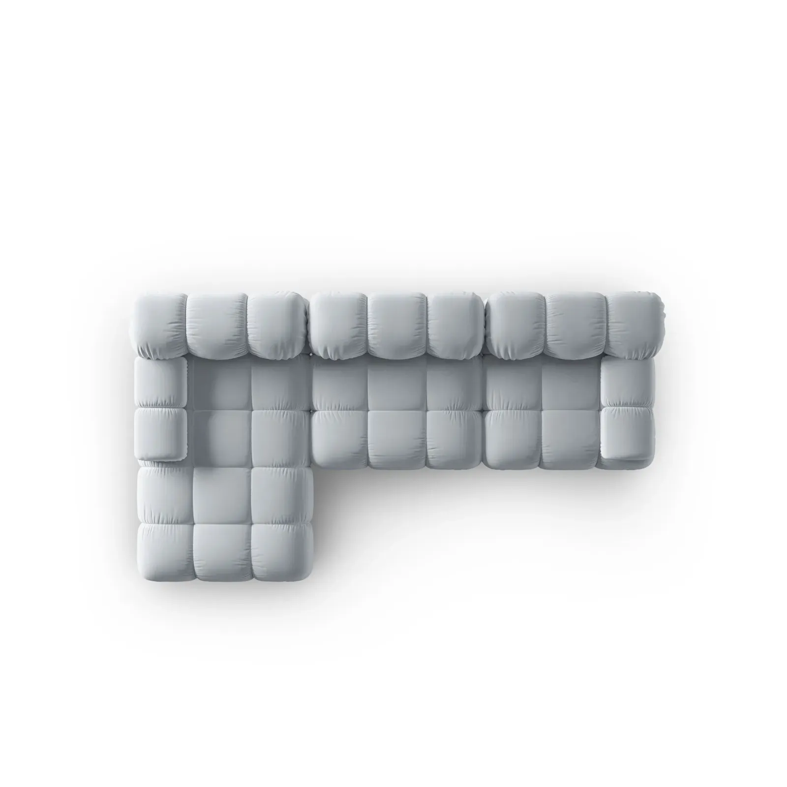 Bellis Modulares 4-Sitzer Sofa Chaise Longue Links mit Samtbezug oder 3D-Stoff, 282 cm - Image 135