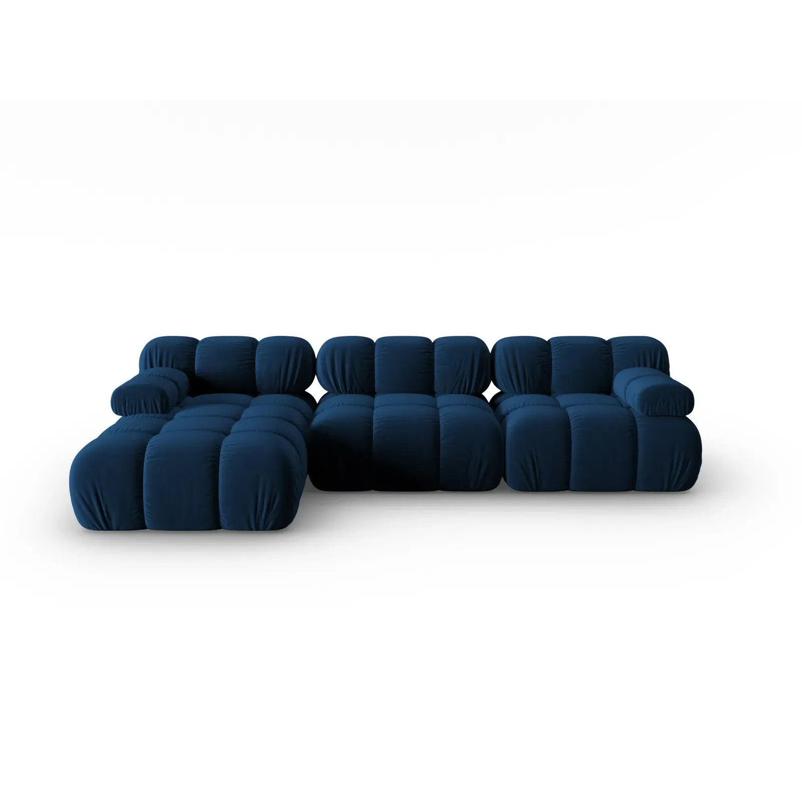 Bellis Modulares 4-Sitzer Sofa Chaise Longue Links mit Samtbezug oder 3D-Stoff, 282 cm - Image 139