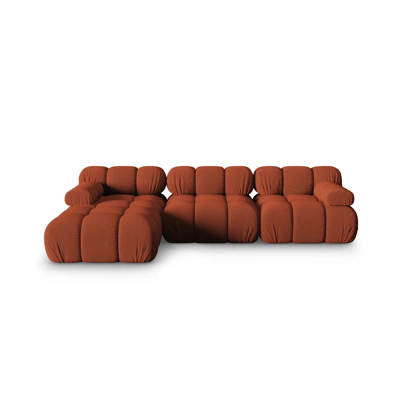 Bellis Modulares 4-Sitzer Sofa Chaise Longue Links mit Samtbezug oder 3D-Stoff, 282 cm - Image 15