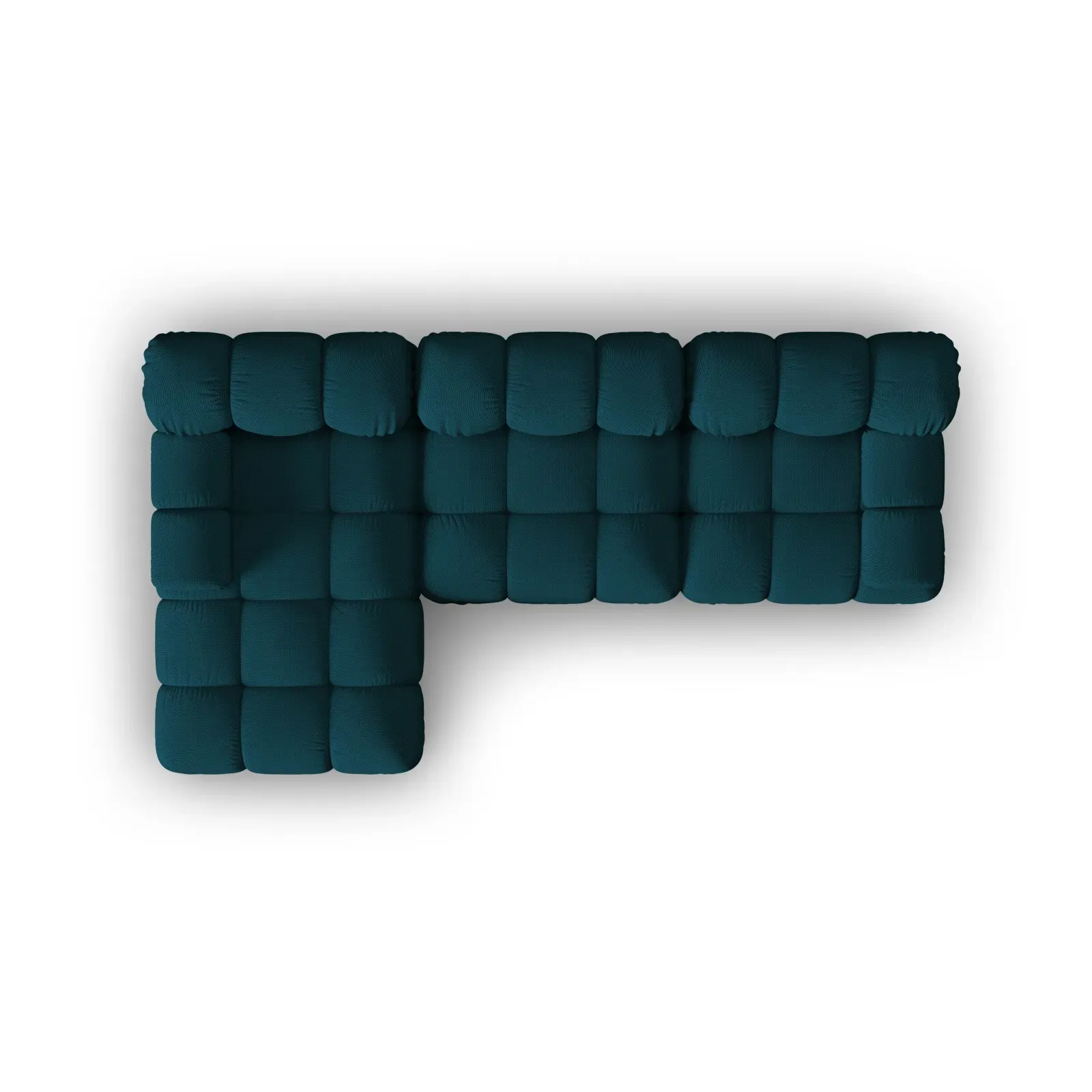 Bellis Modulares 4-Sitzer Sofa Chaise Longue Links mit Samtbezug oder 3D-Stoff, 282 cm - Image 33
