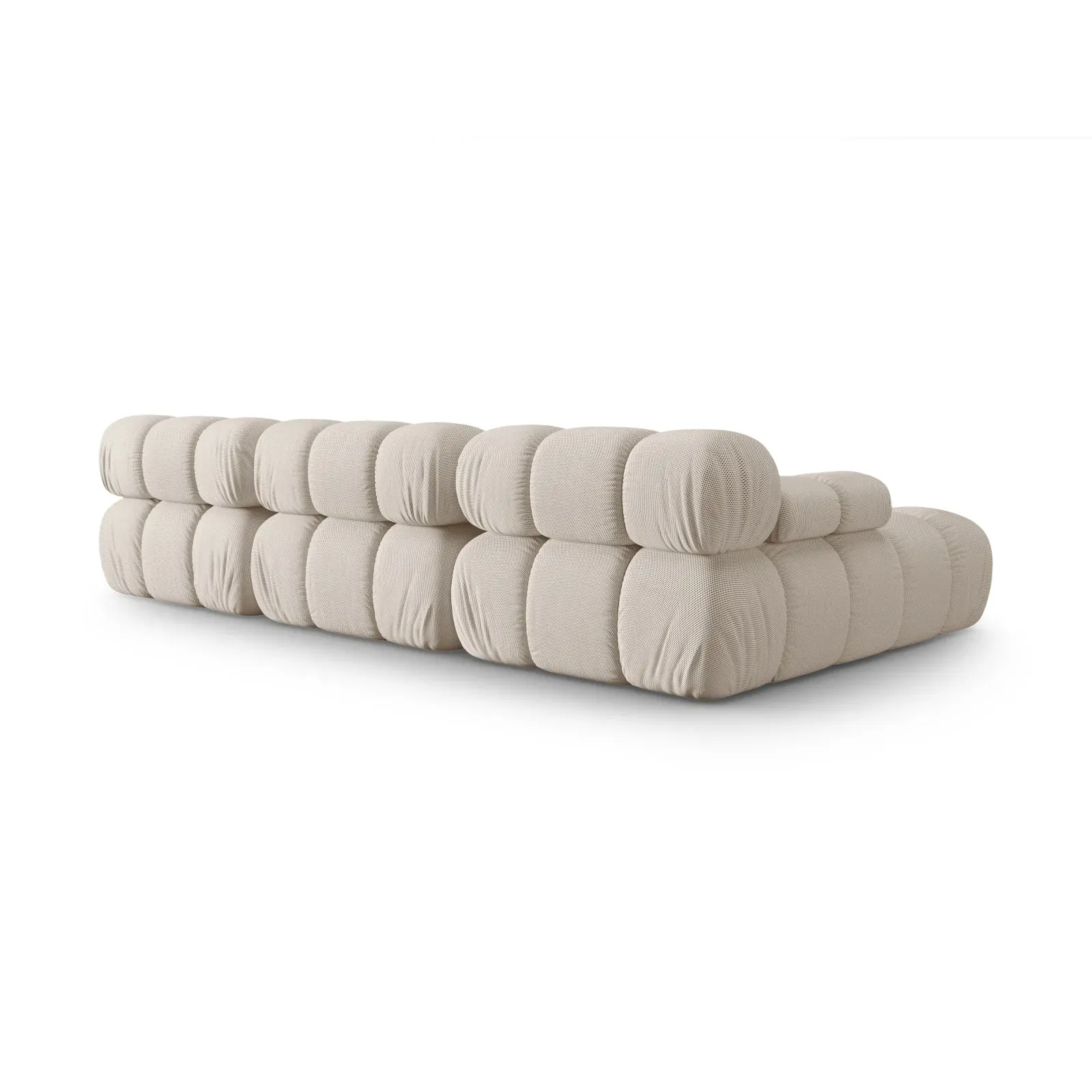 Bellis Modulares 4-Sitzer Sofa Chaise Longue Links mit Samtbezug oder 3D-Stoff, 282 cm - Image 4