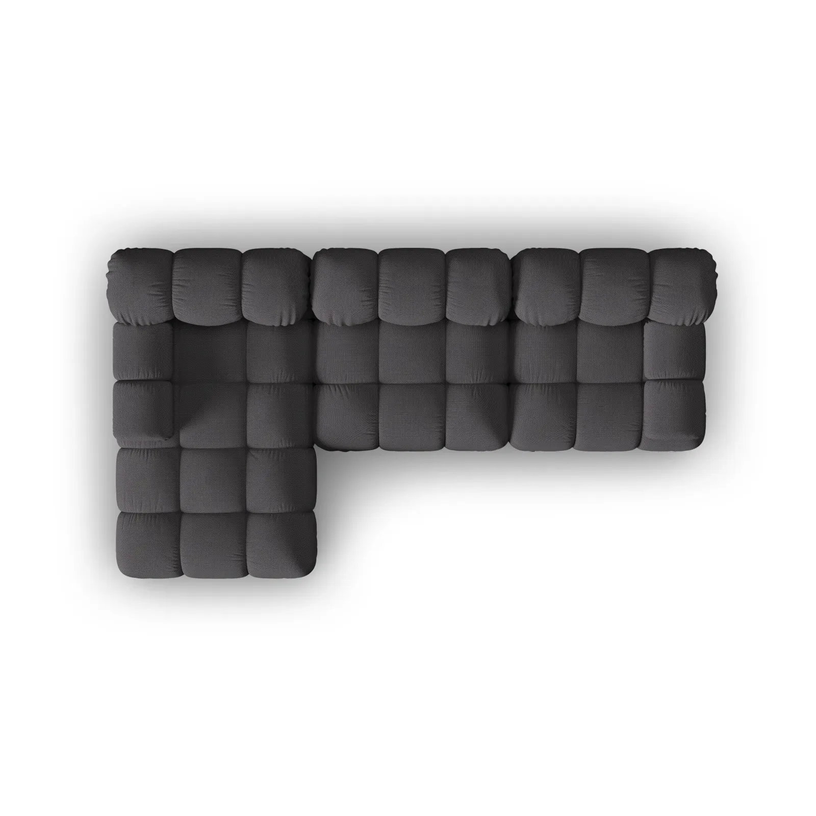 Bellis Modulares 4-Sitzer Sofa Chaise Longue Links mit Samtbezug oder 3D-Stoff, 282 cm - Image 40