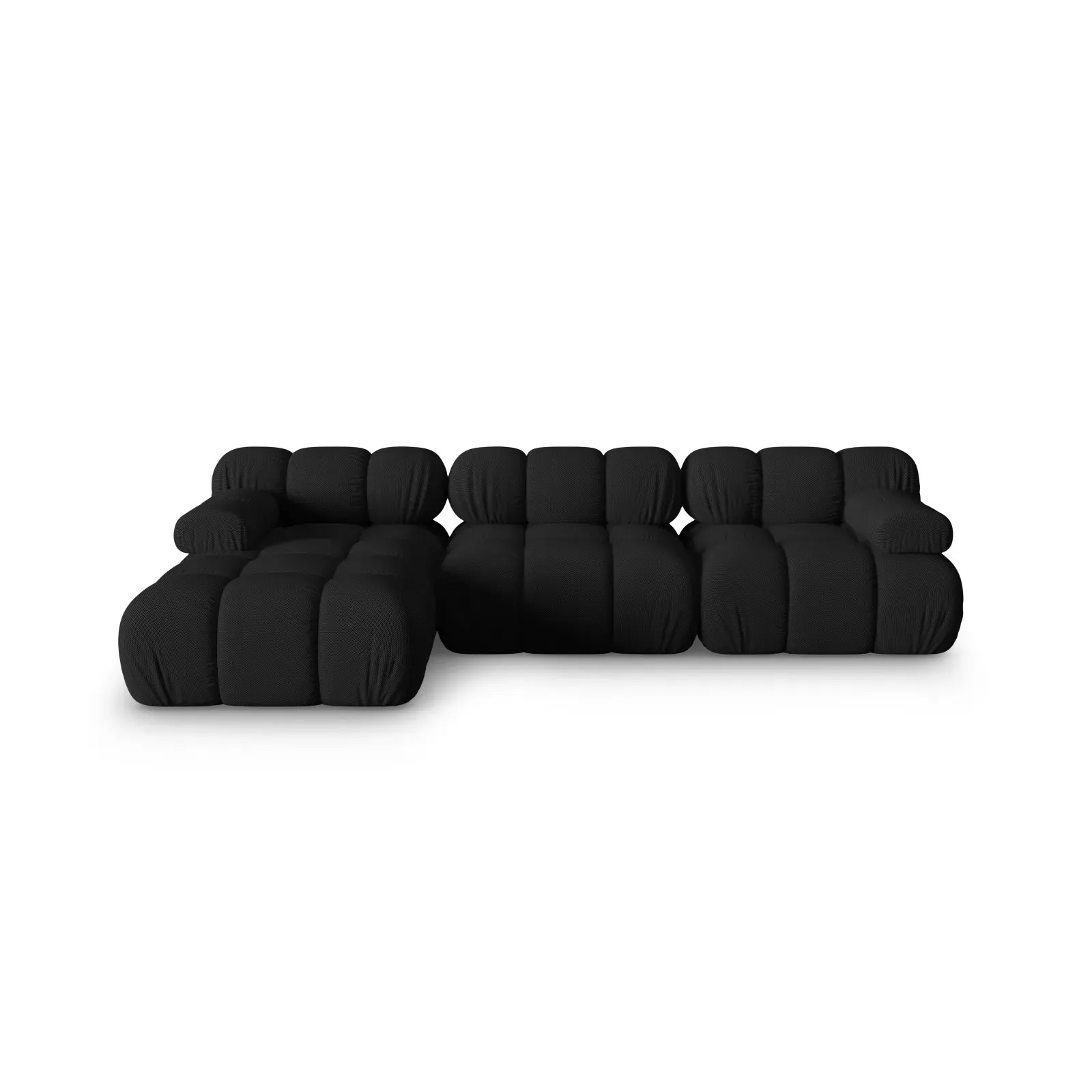 Bellis Modulares 4-Sitzer Sofa Chaise Longue Links mit Samtbezug oder 3D-Stoff, 282 cm - Image 43