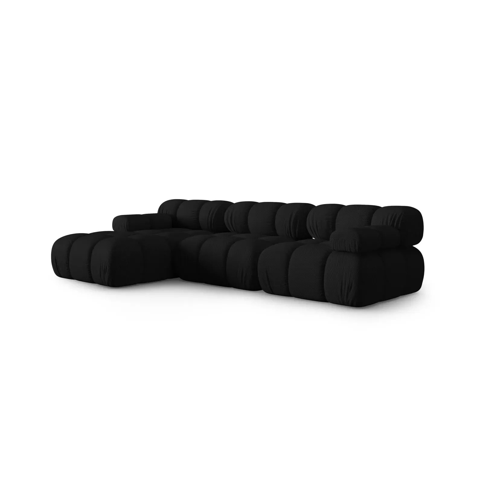 Bellis Modulares 4-Sitzer Sofa Chaise Longue Links mit Samtbezug oder 3D-Stoff, 282 cm - Image 44