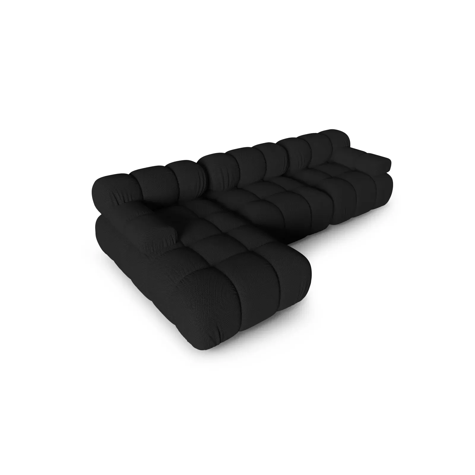 Bellis Modulares 4-Sitzer Sofa Chaise Longue Links mit Samtbezug oder 3D-Stoff, 282 cm - Image 45