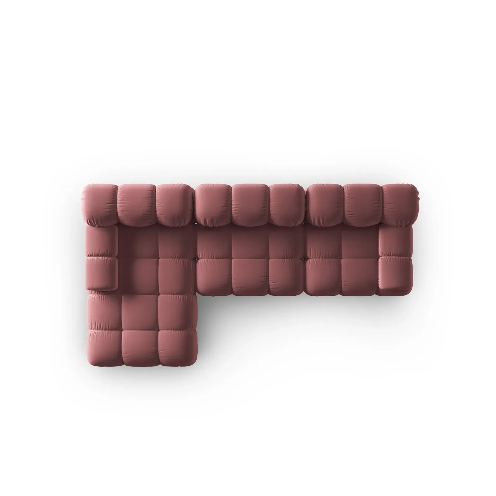 Bellis Modulares 4-Sitzer Sofa Chaise Longue Links mit Samtbezug oder 3D-Stoff, 282 cm - Image 55